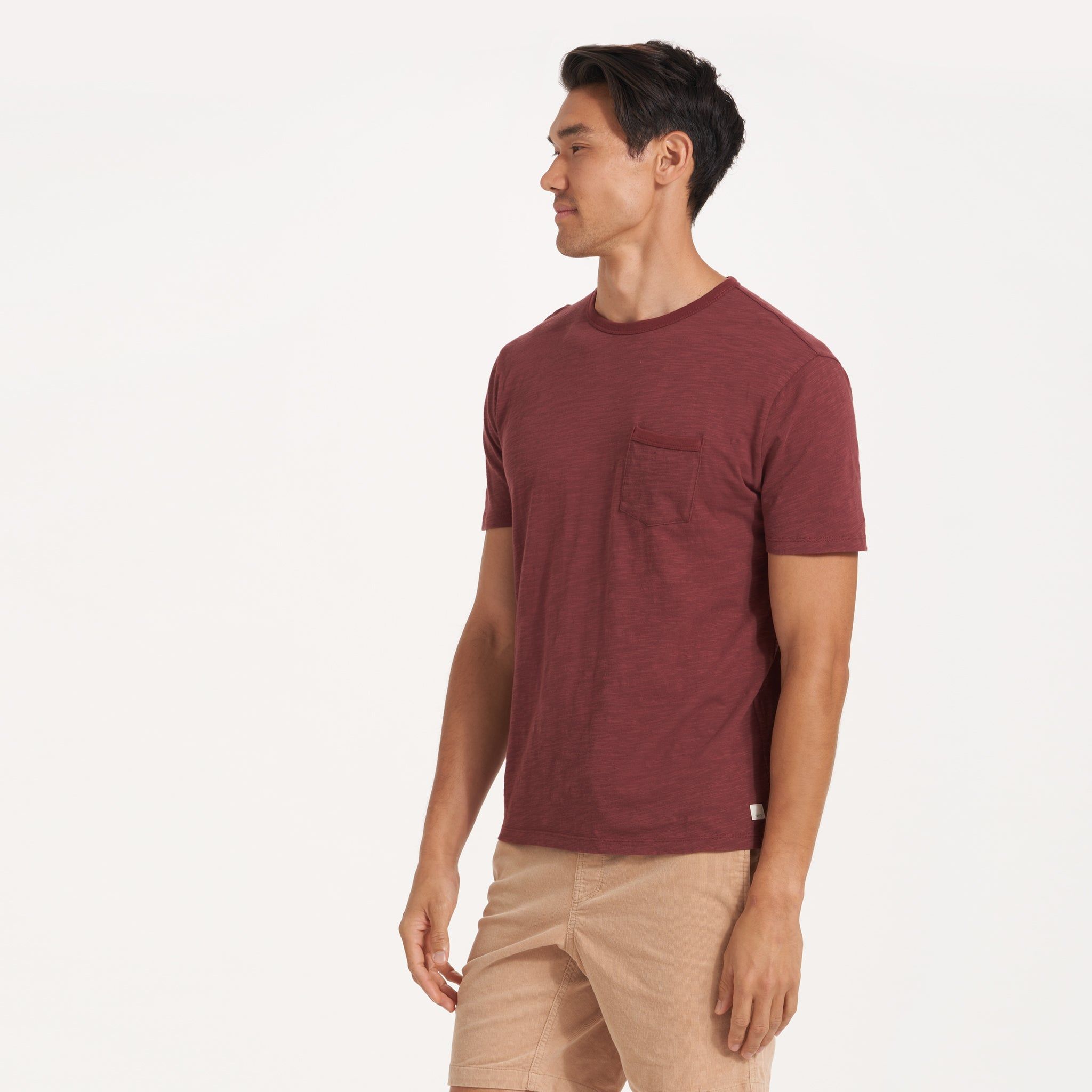 The Rise Tee | Russet sold by Vuori product image thumbnail 4