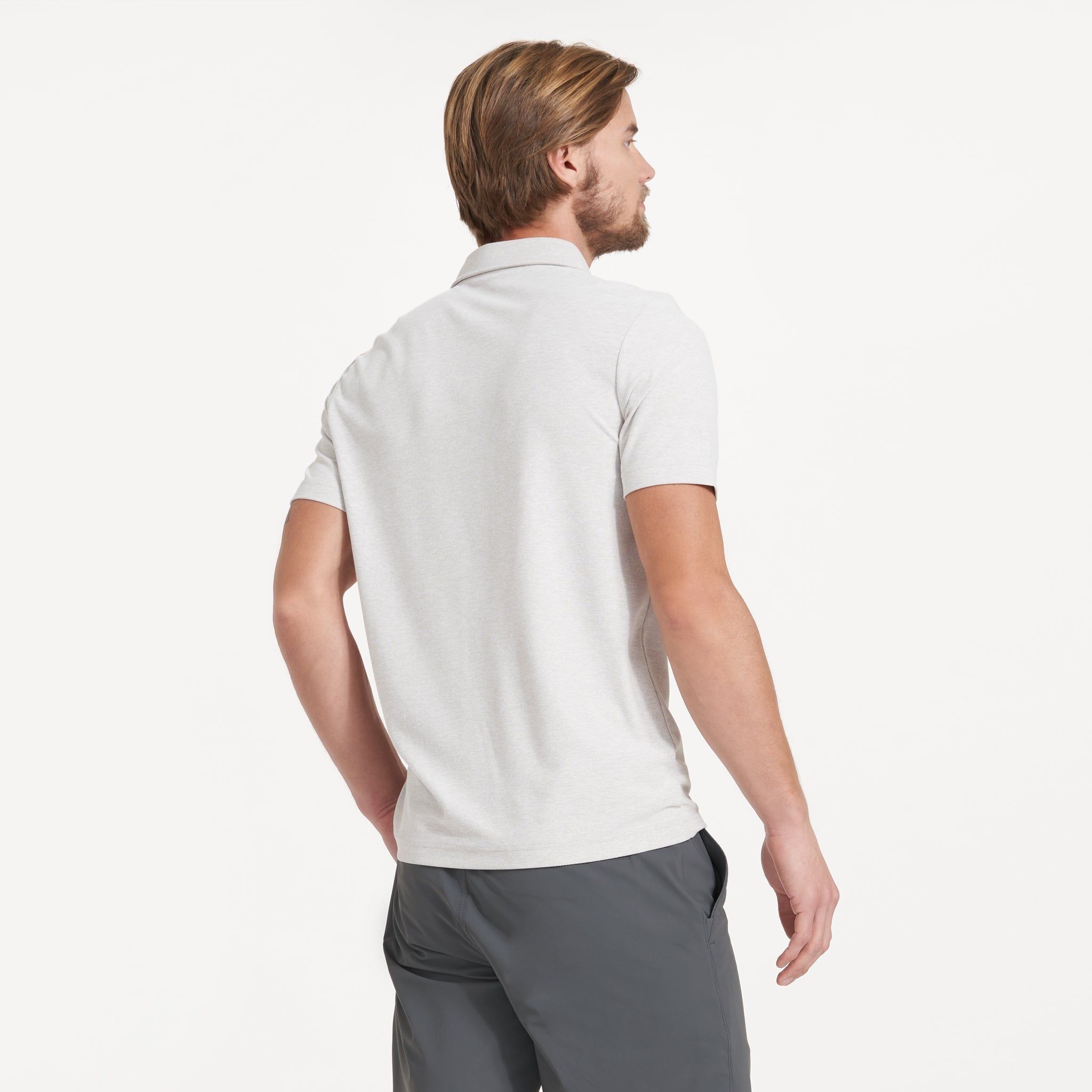 Ace Polo | Oyster sold by Vuori product image thumbnail 3