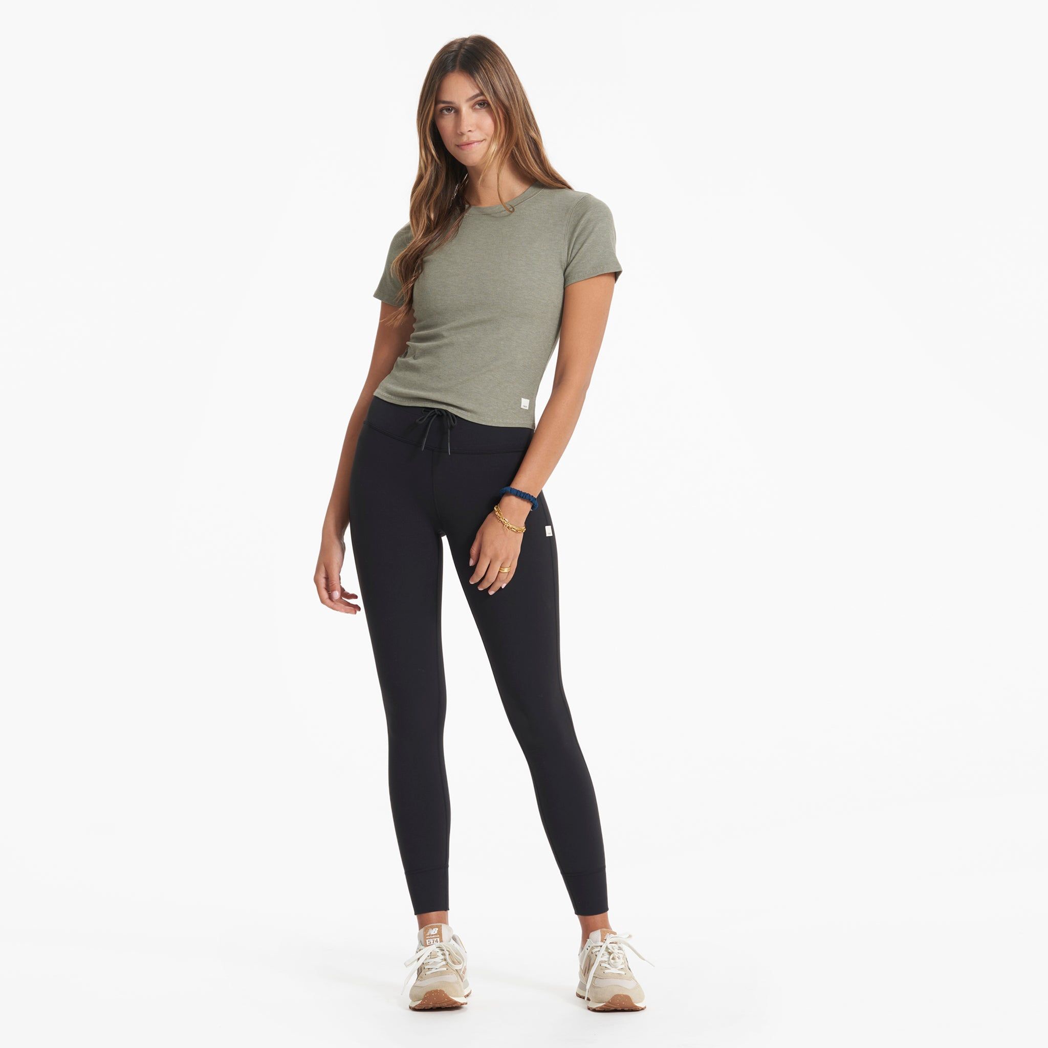 Mudra Fitted Tee | Laurel Heather sold by Vuori product image thumbnail 4