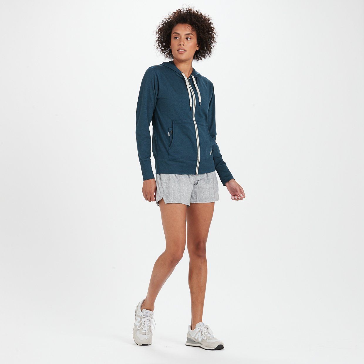 Halo Performance Hoodie | Indigo Heather sold by Vuori product image thumbnail 4