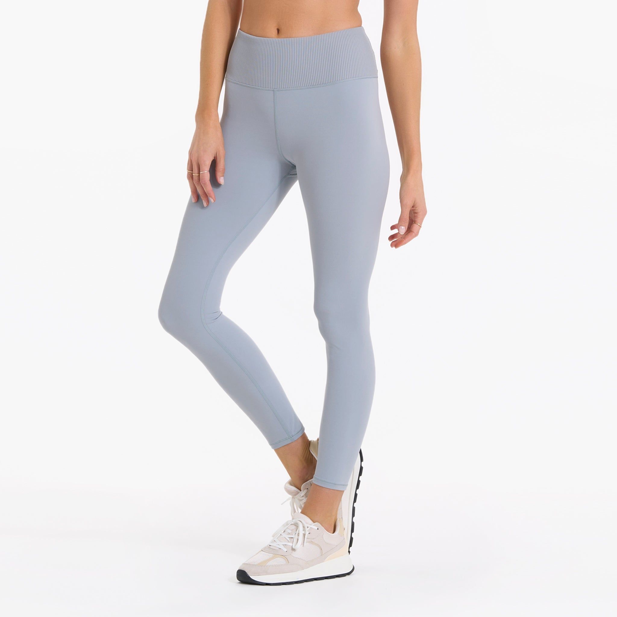 Rib Studio Legging | Light Cloud sold by Vuori