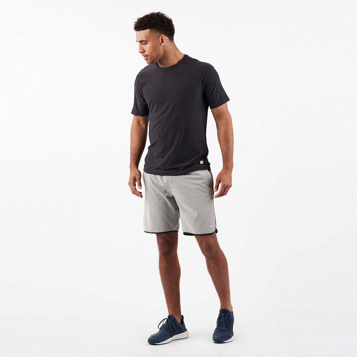 Banks Short | Engineered Grey Stripe sold by Vuori product image thumbnail 4