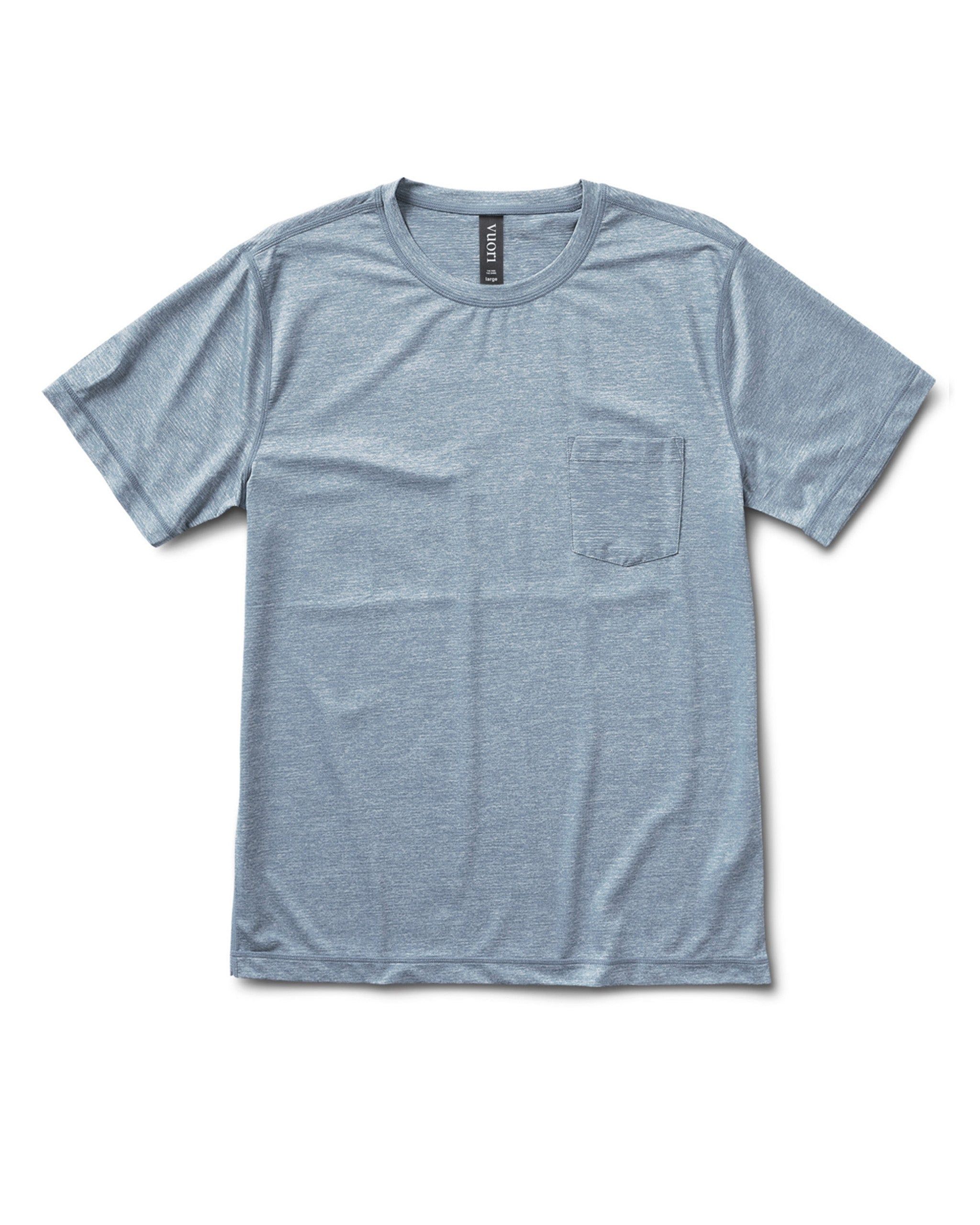 Tradewind Performance Tee | Cloud Heather sold by Vuori