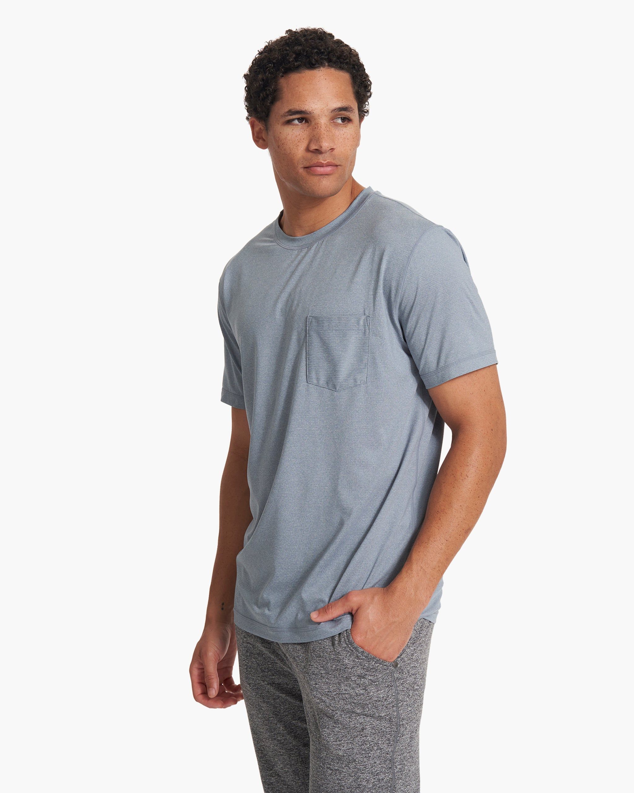Tradewind Performance Tee | Cloud Heather sold by Vuori product image thumbnail 2