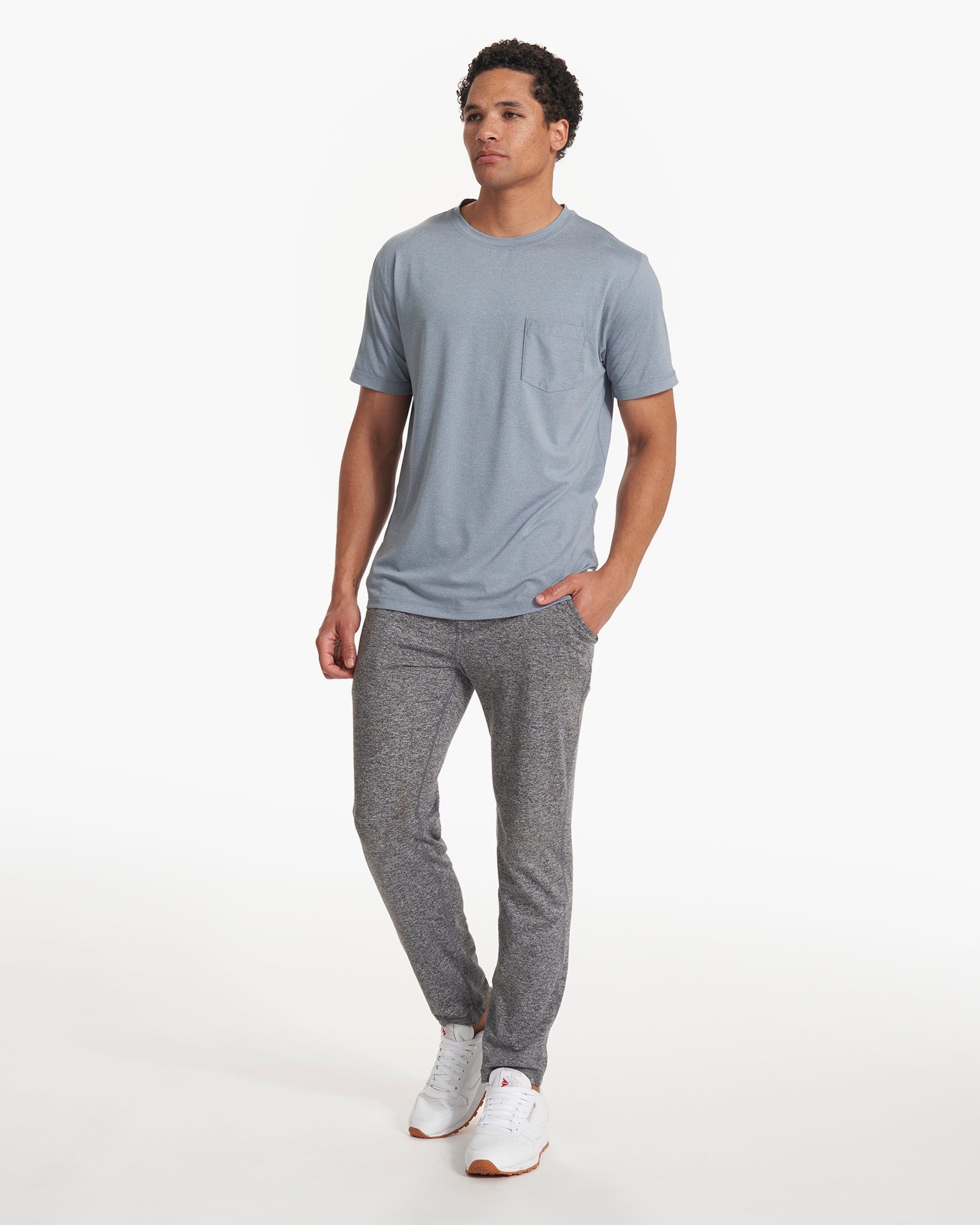 Tradewind Performance Tee | Cloud Heather sold by Vuori product image thumbnail 6