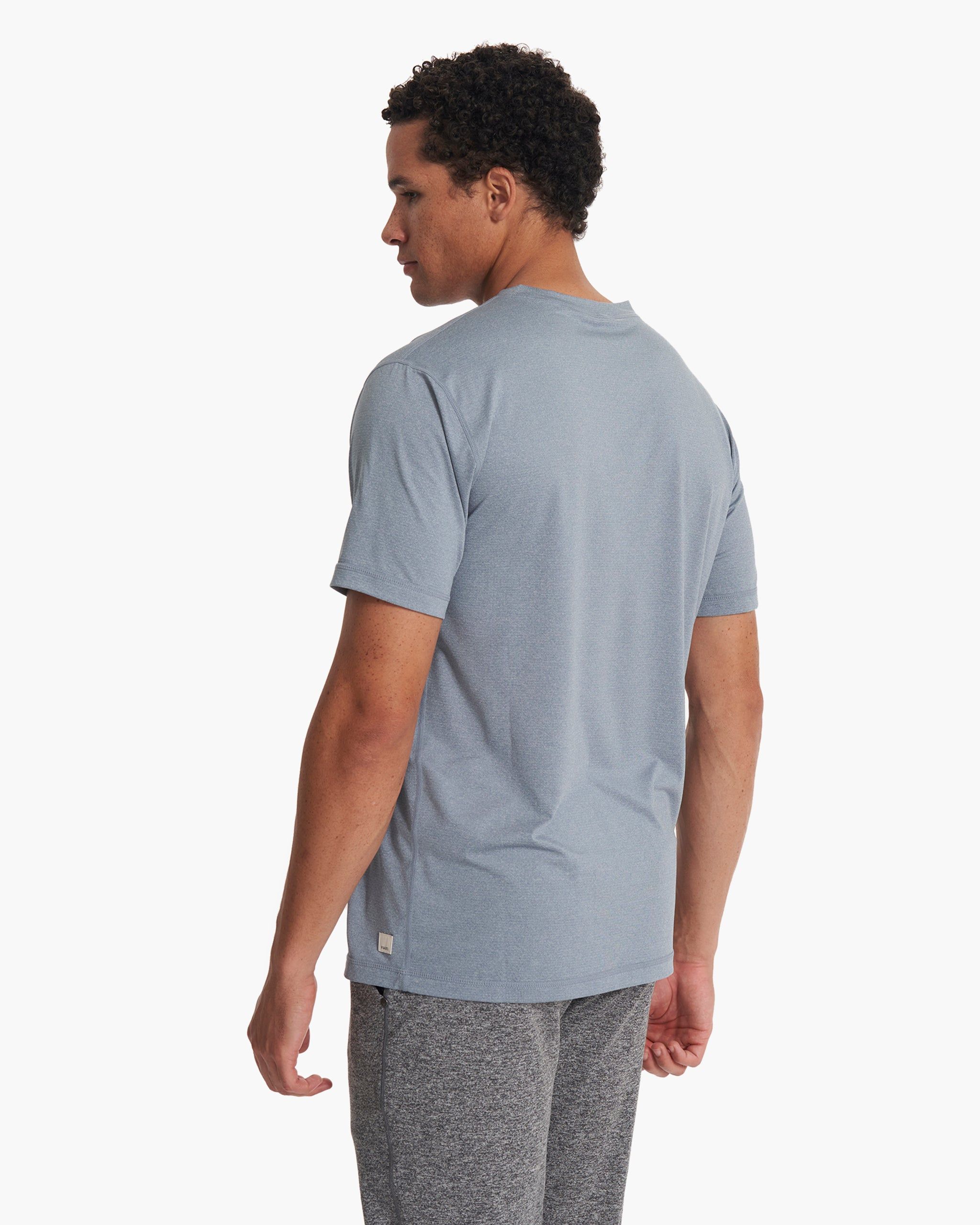 Tradewind Performance Tee | Cloud Heather sold by Vuori product image thumbnail 5