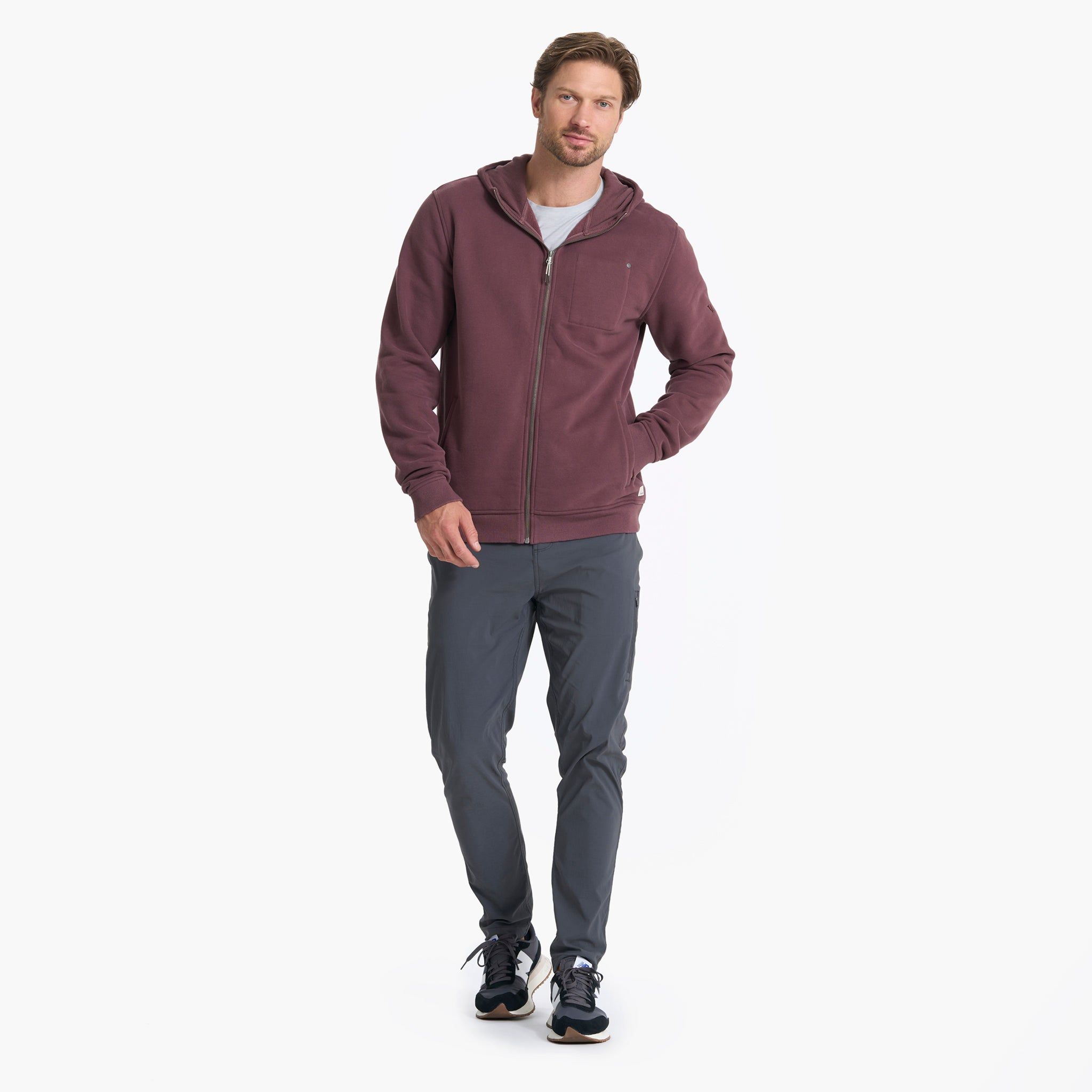 Seaside Hoodie | Chestnut sold by Vuori product image thumbnail 5