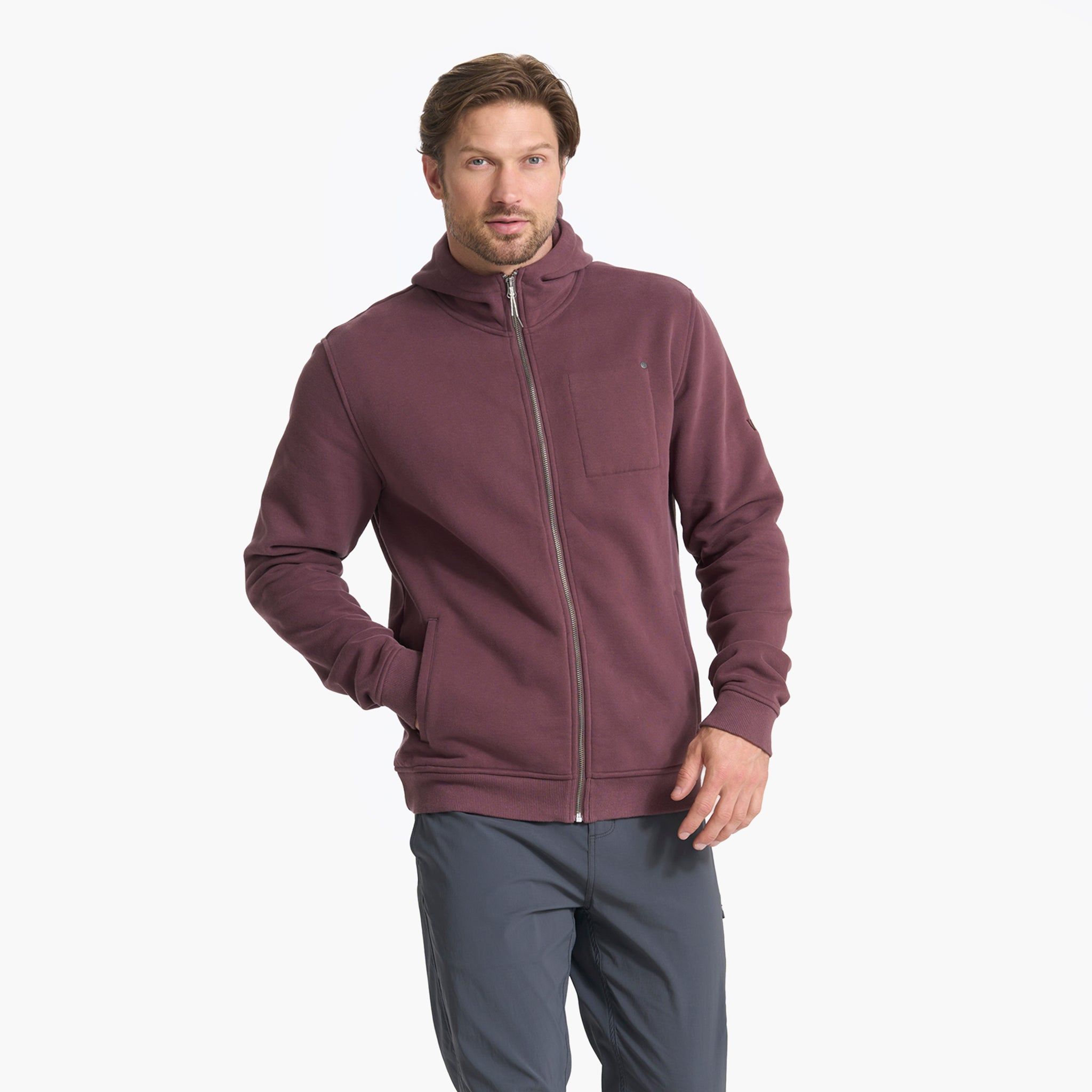 Seaside Hoodie | Chestnut sold by Vuori product image thumbnail 2