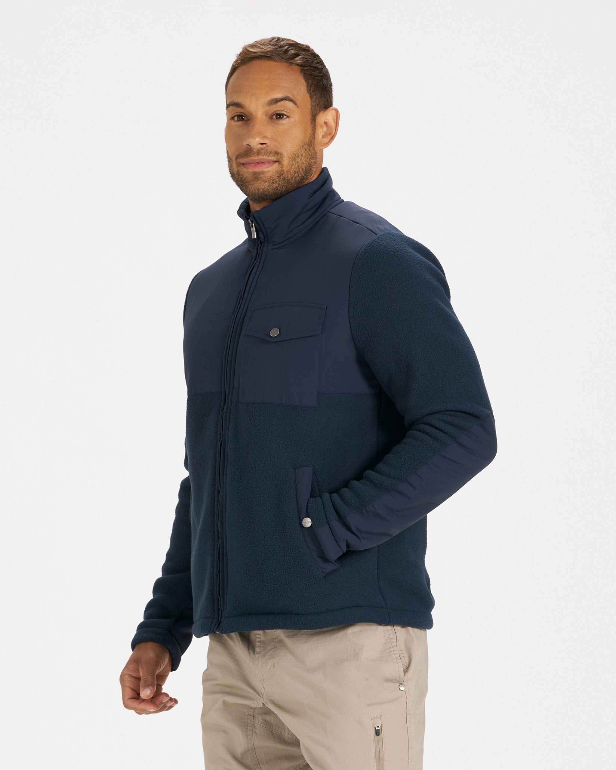Morrow Sherpa Jacket | Ink sold by Vuori product image thumbnail 5