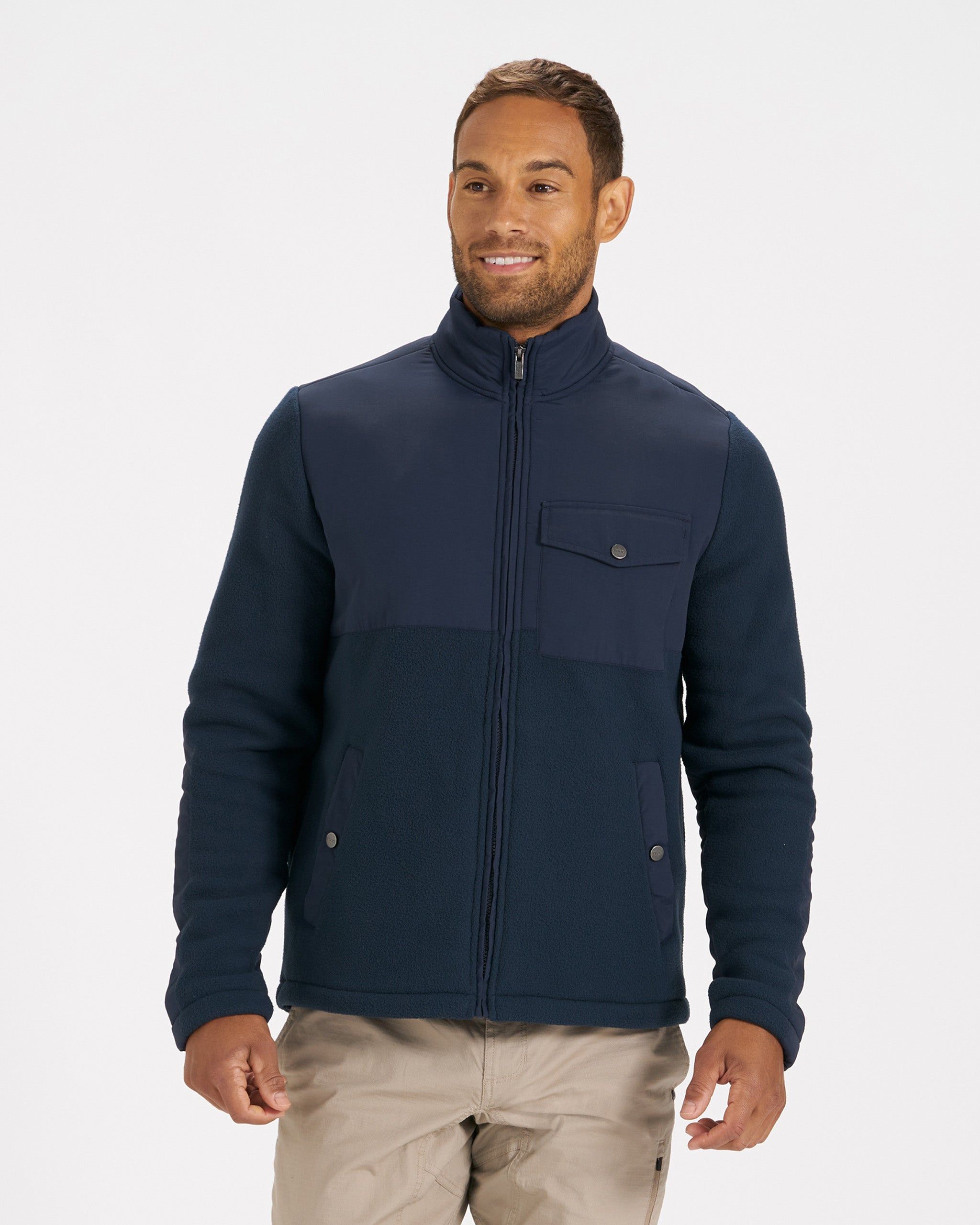 Morrow Sherpa Jacket | Ink sold by Vuori product image thumbnail 2