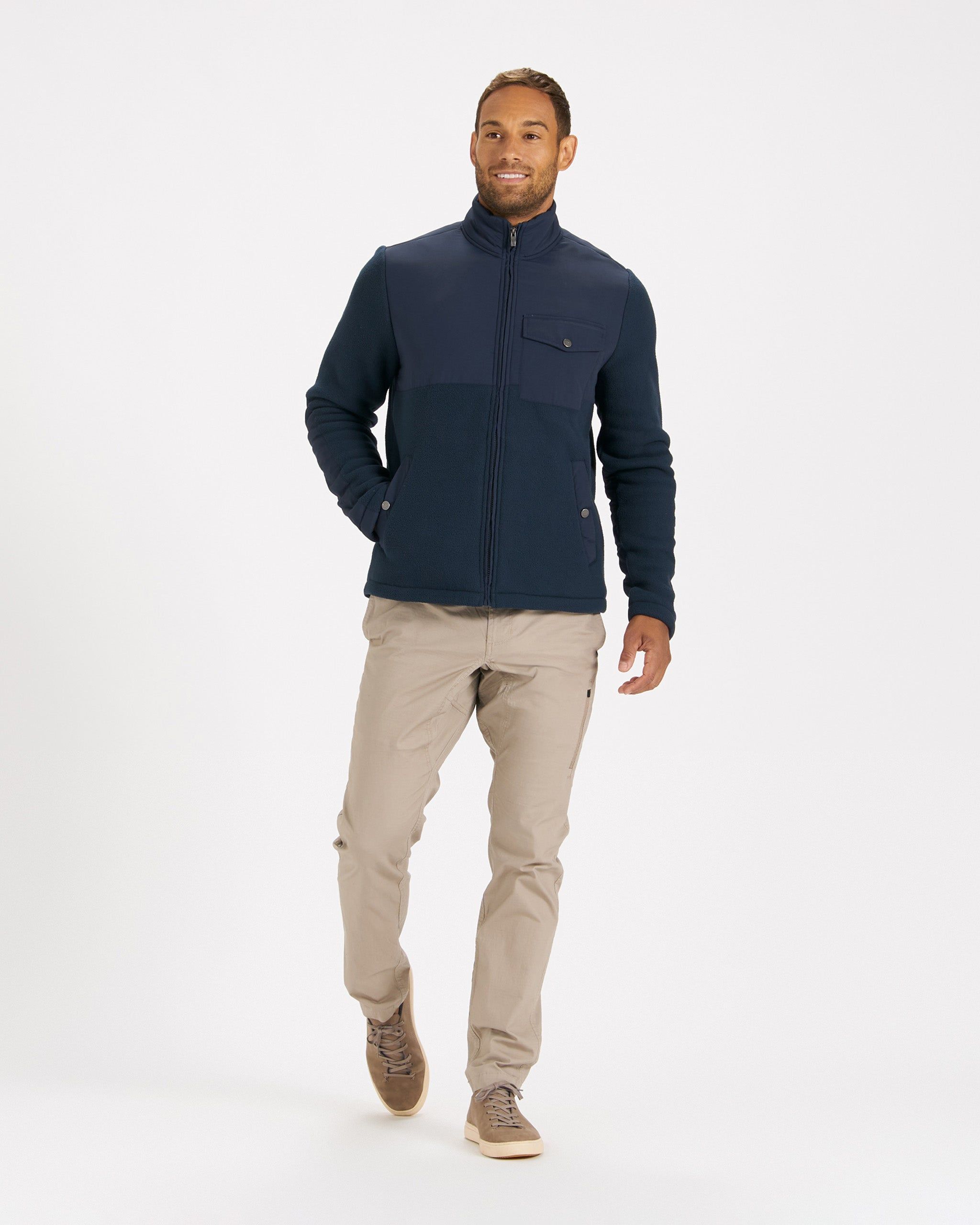 Morrow Sherpa Jacket | Ink sold by Vuori product image thumbnail 6