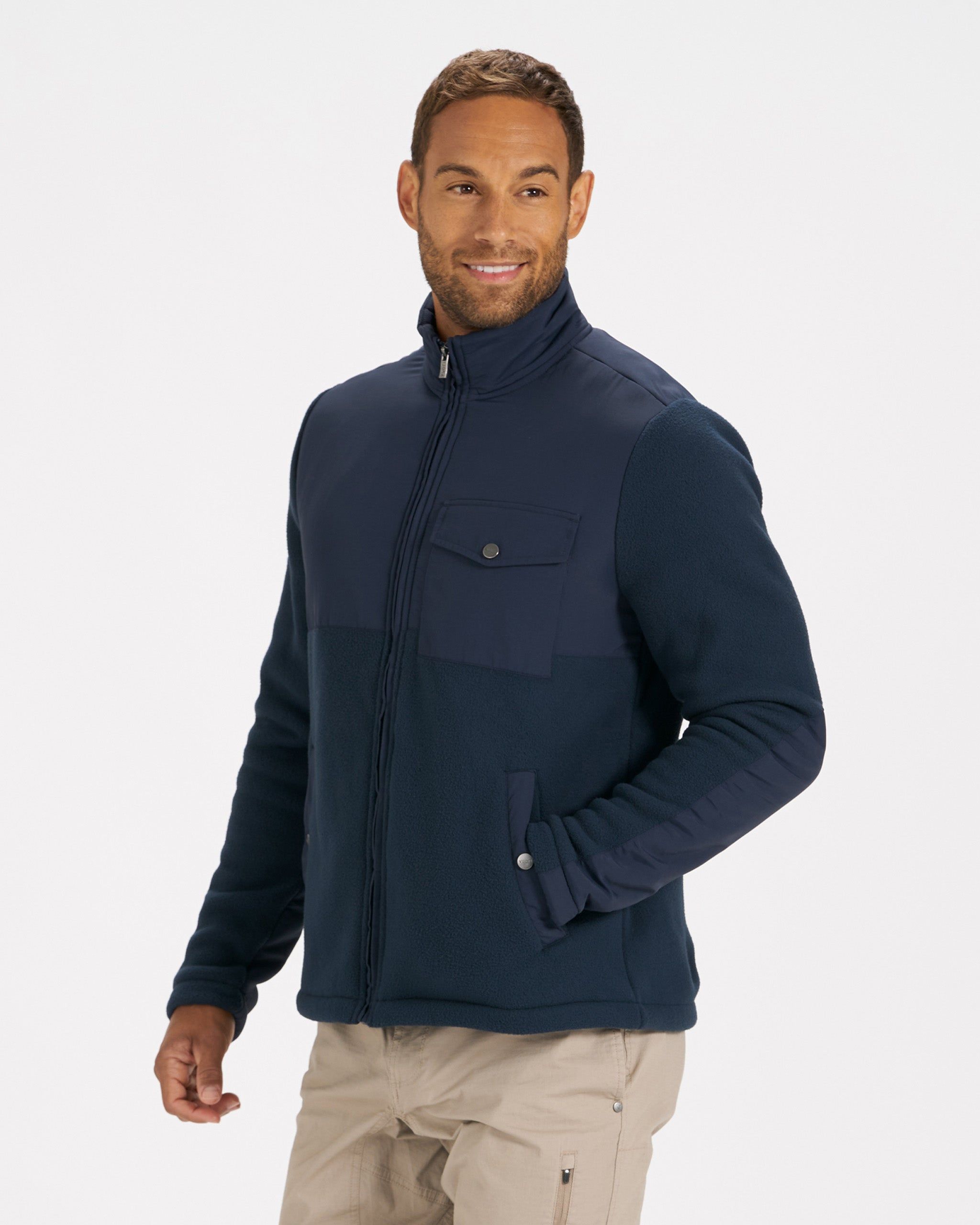 Morrow Sherpa Jacket | Ink sold by Vuori product image thumbnail 3