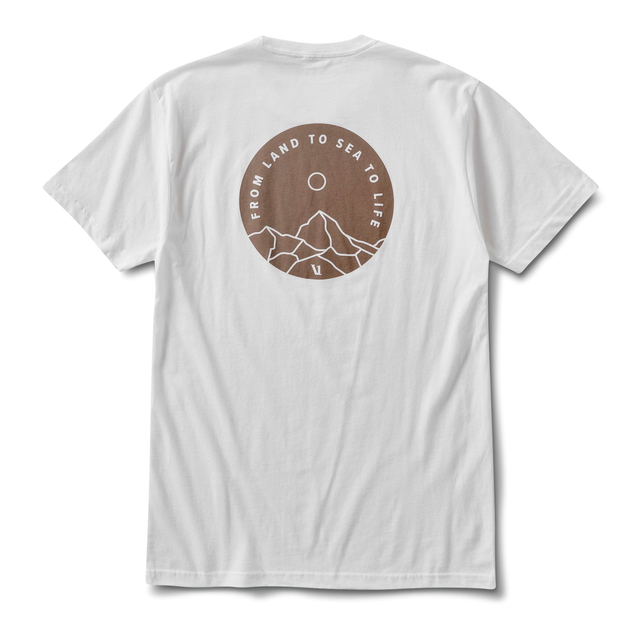 Land to Sea Tee | White sold by Vuori product image thumbnail 2