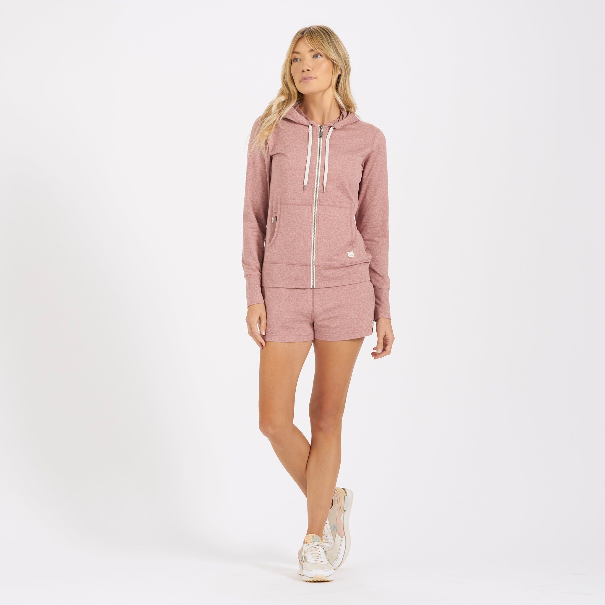 Halo Performance Hoodie | Burnt Clay Heather sold by Vuori product image thumbnail 4