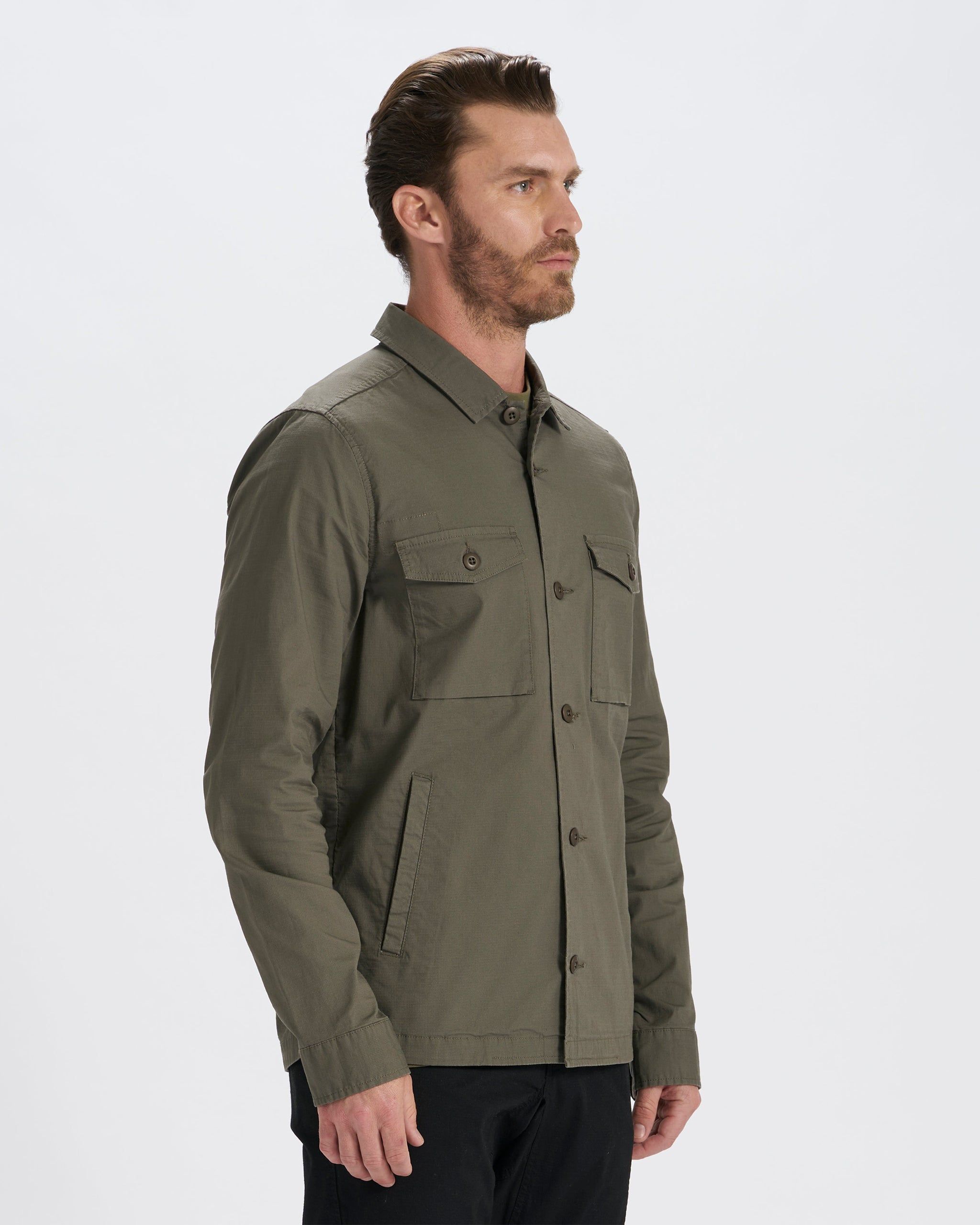 Ripstop Jacket | Oregano sold by Vuori product image thumbnail 3