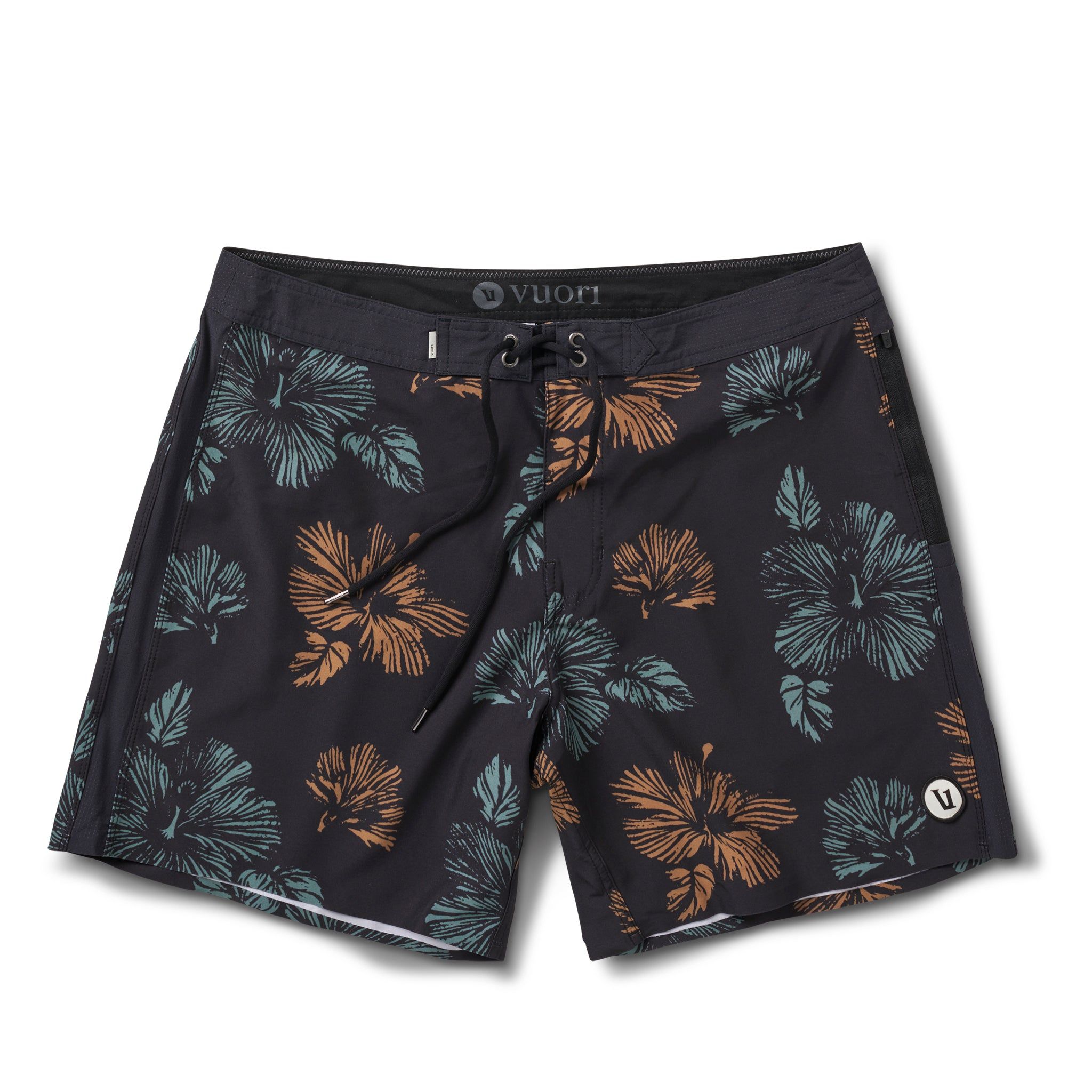 Peak Boardshort | Black Multi Kona sold by Vuori