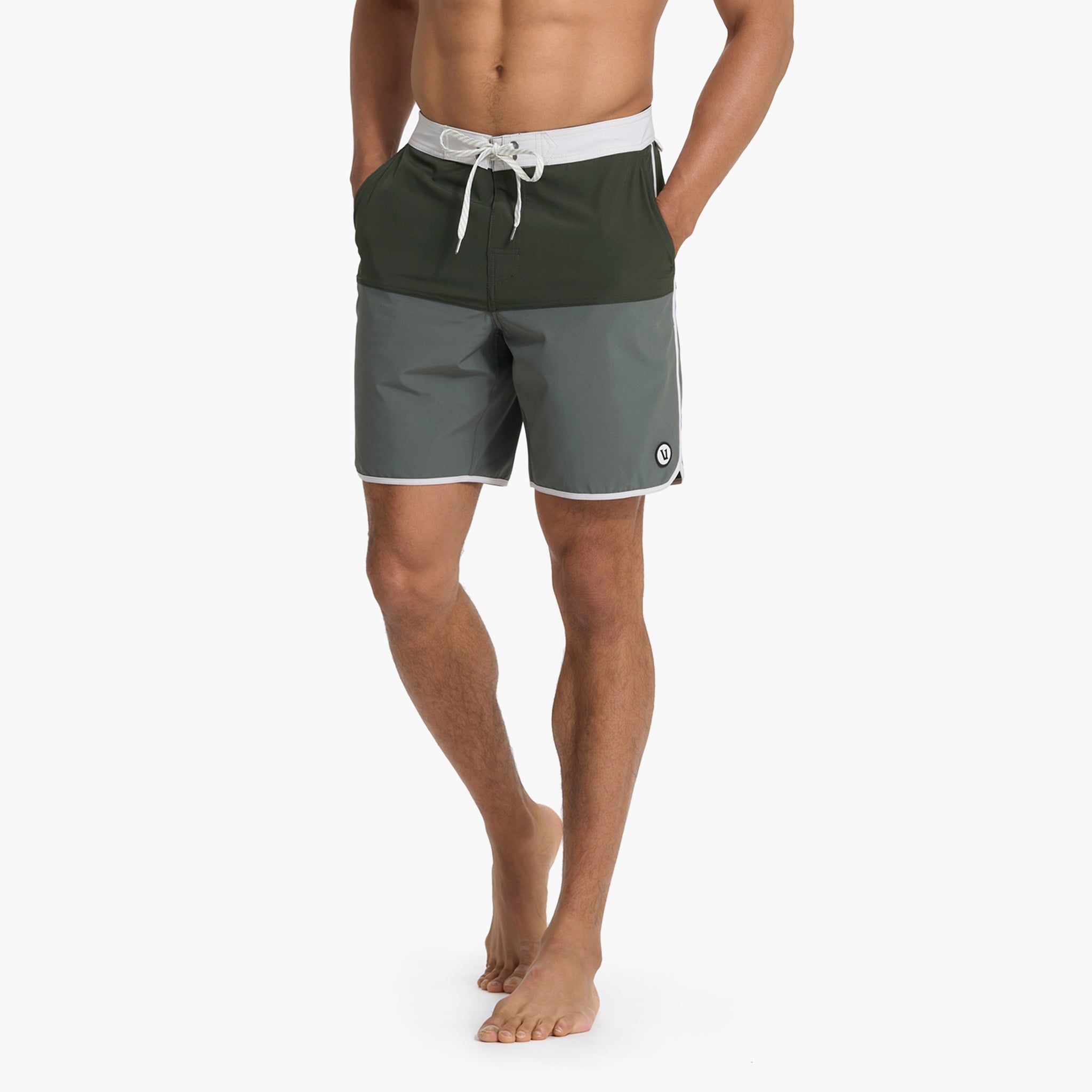 Cruise Boardshort | Dusty Pine Colorblock sold by Vuori product image thumbnail 2