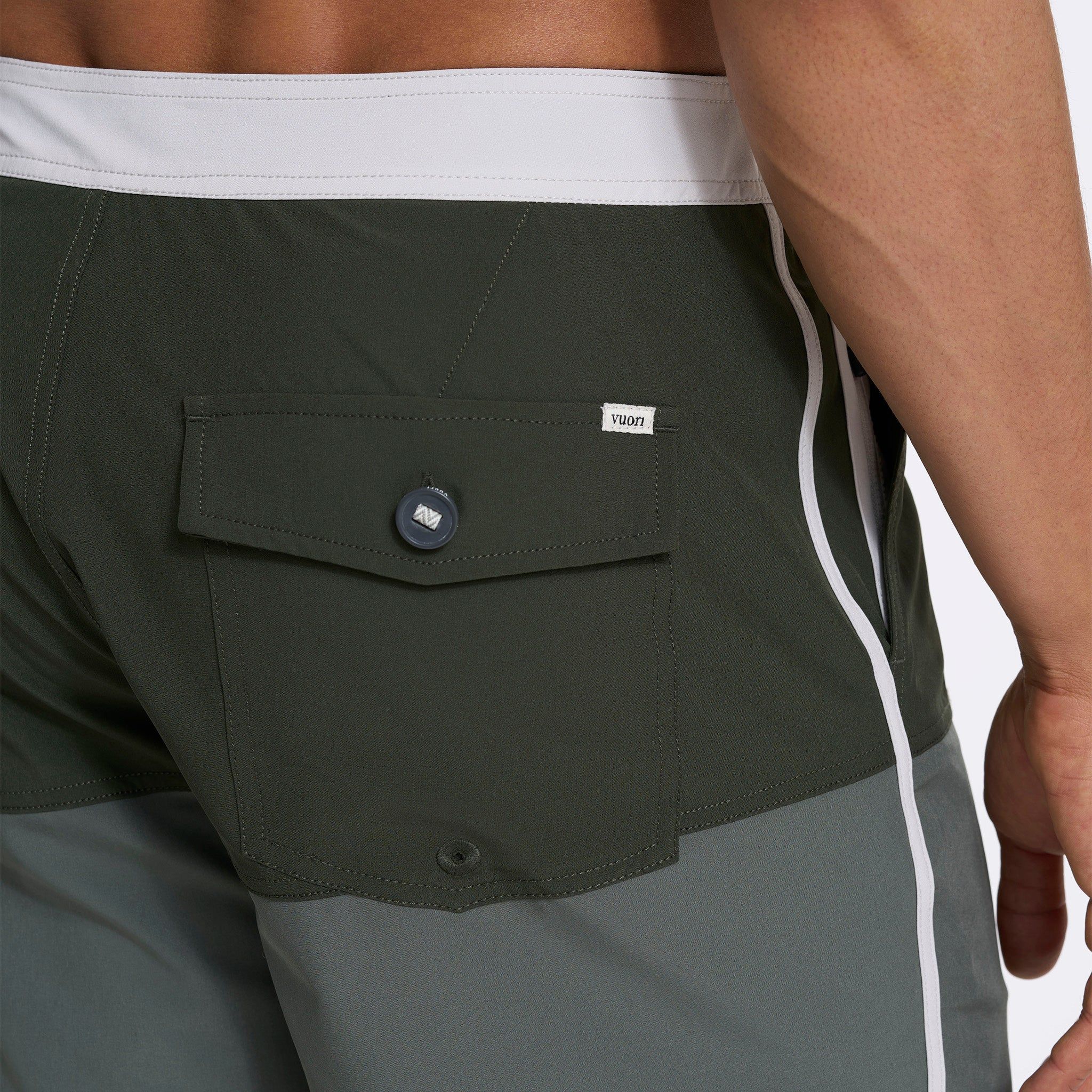 Cruise Boardshort | Dusty Pine Colorblock sold by Vuori product image thumbnail 7
