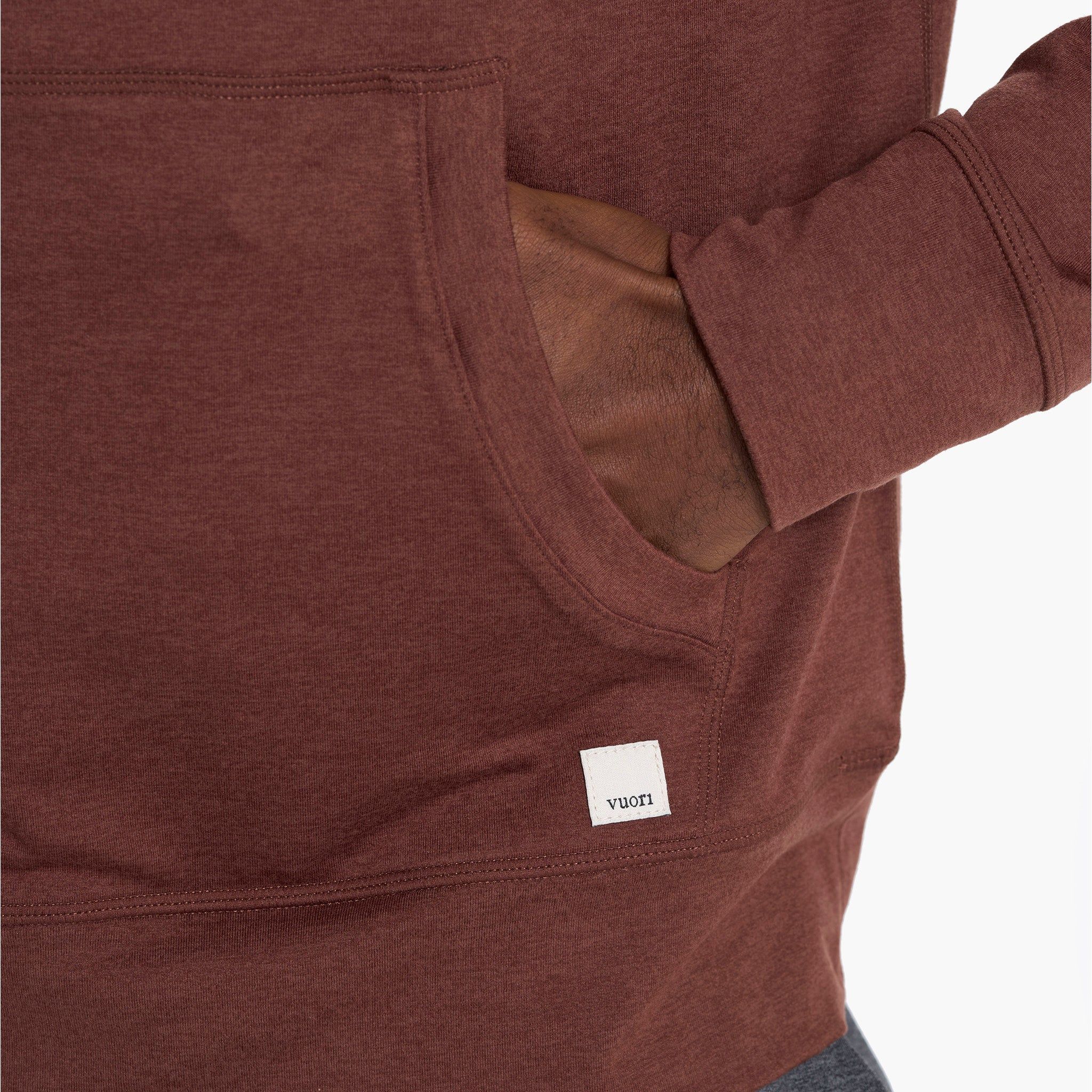 Ponto Performance Half Zip Hoodie | Cedar Heather sold by Vuori product image thumbnail 7