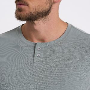 Long Sleeve Ever Henley | Stormy sold by Vuori
