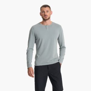 Long Sleeve Ever Henley | Stormy sold by Vuori