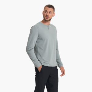 Long Sleeve Ever Henley | Stormy sold by Vuori