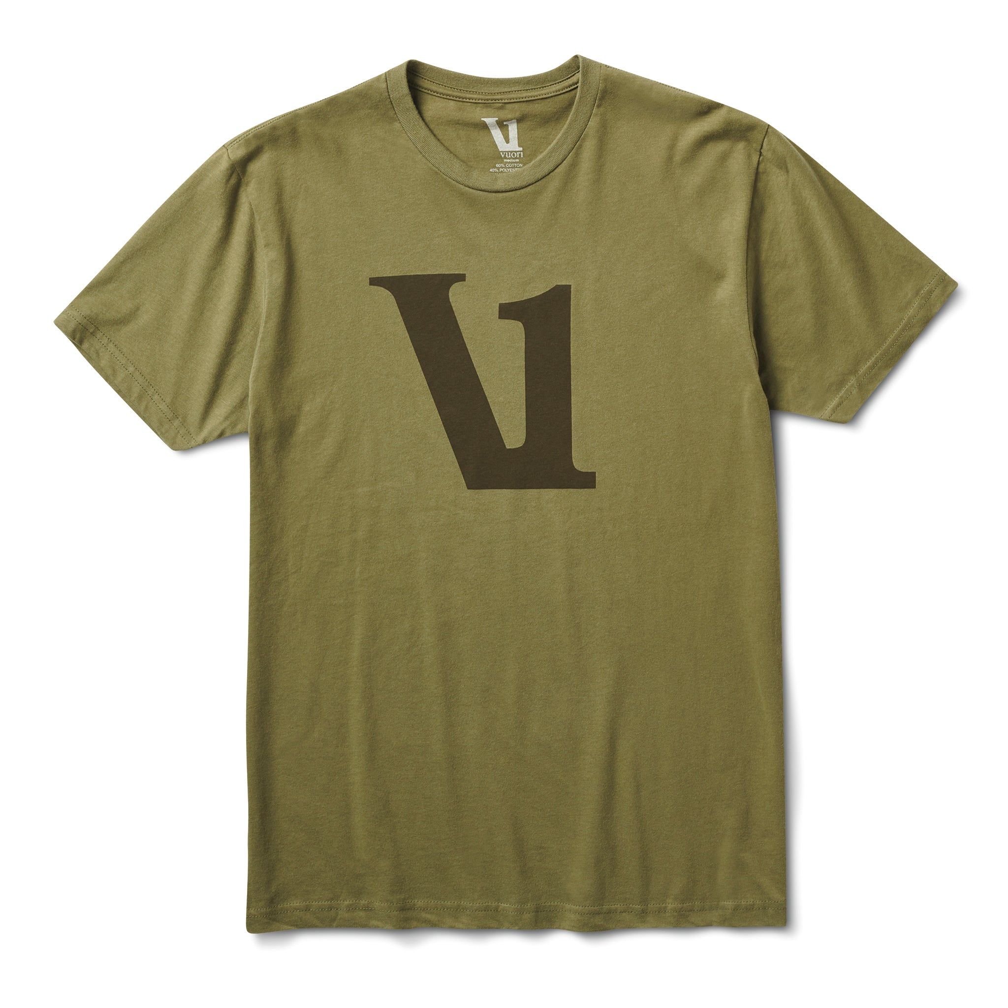 V1 Logo Tee | Army sold by Vuori