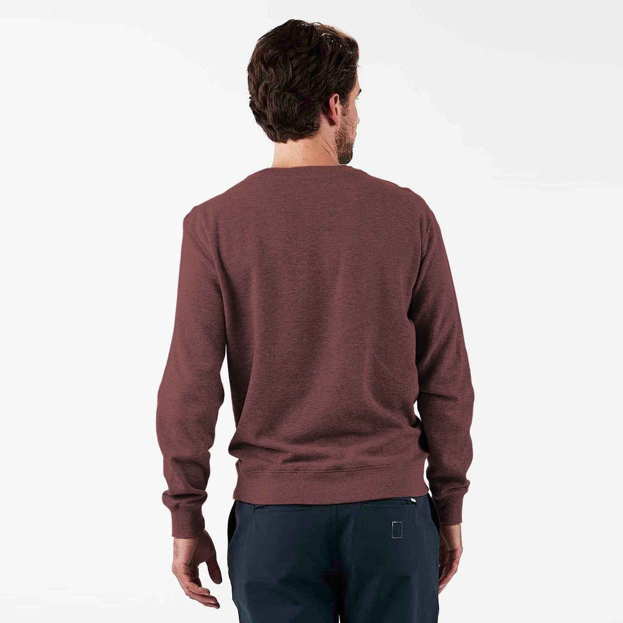 Jeffreys Pullover | Fig Heather sold by Vuori
