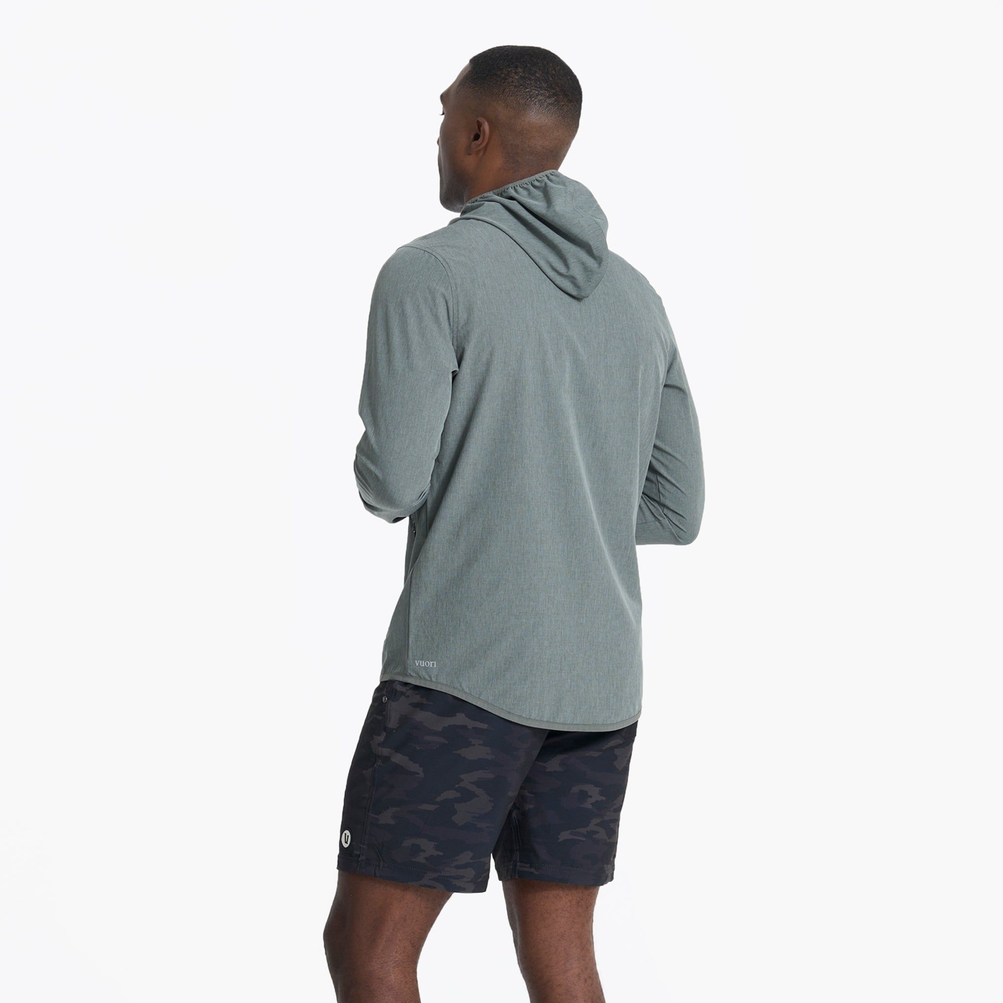 Outdoor Trainer Shell | Dusty Pine Linen Texture sold by Vuori product image thumbnail 4