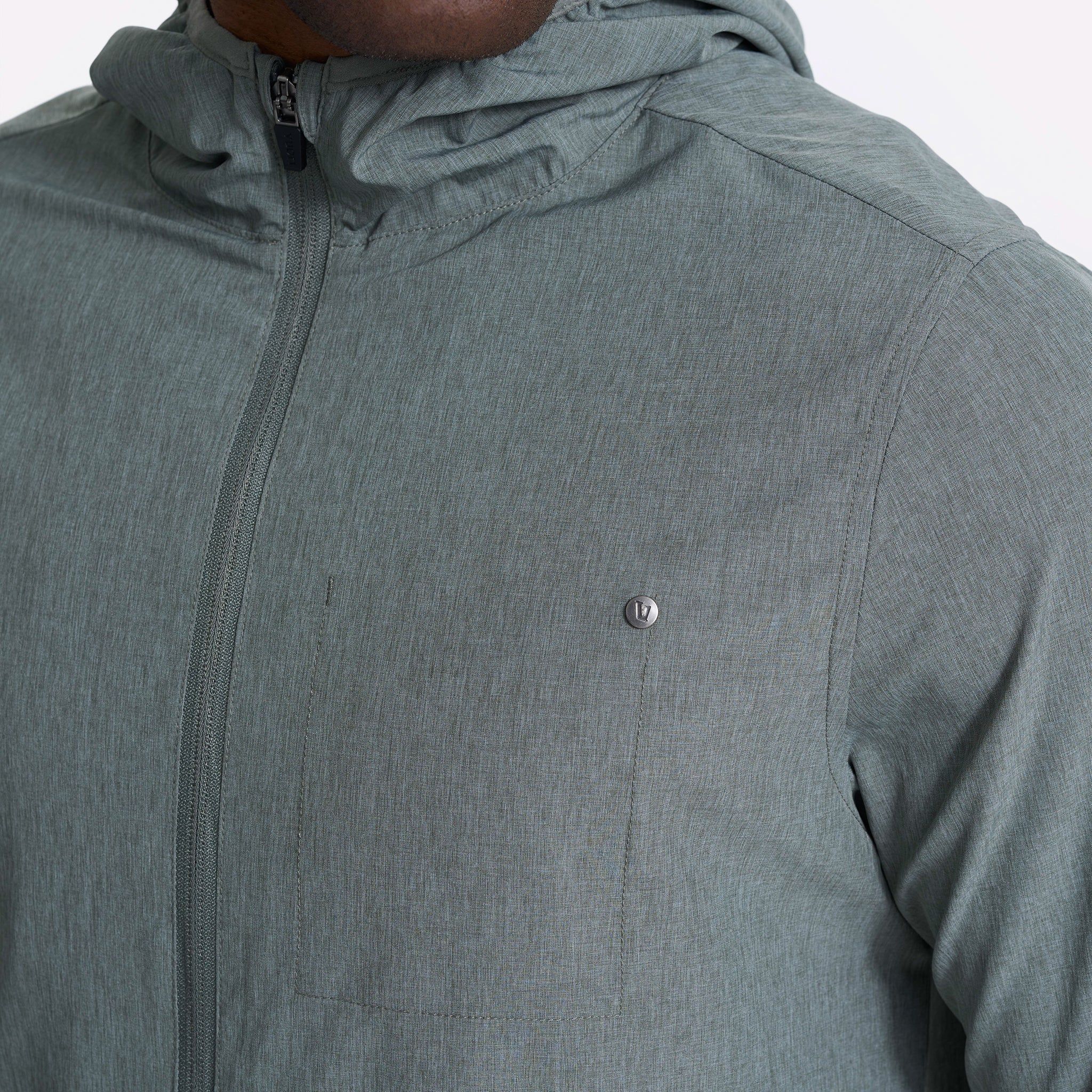 Outdoor Trainer Shell | Dusty Pine Linen Texture sold by Vuori product image thumbnail 7