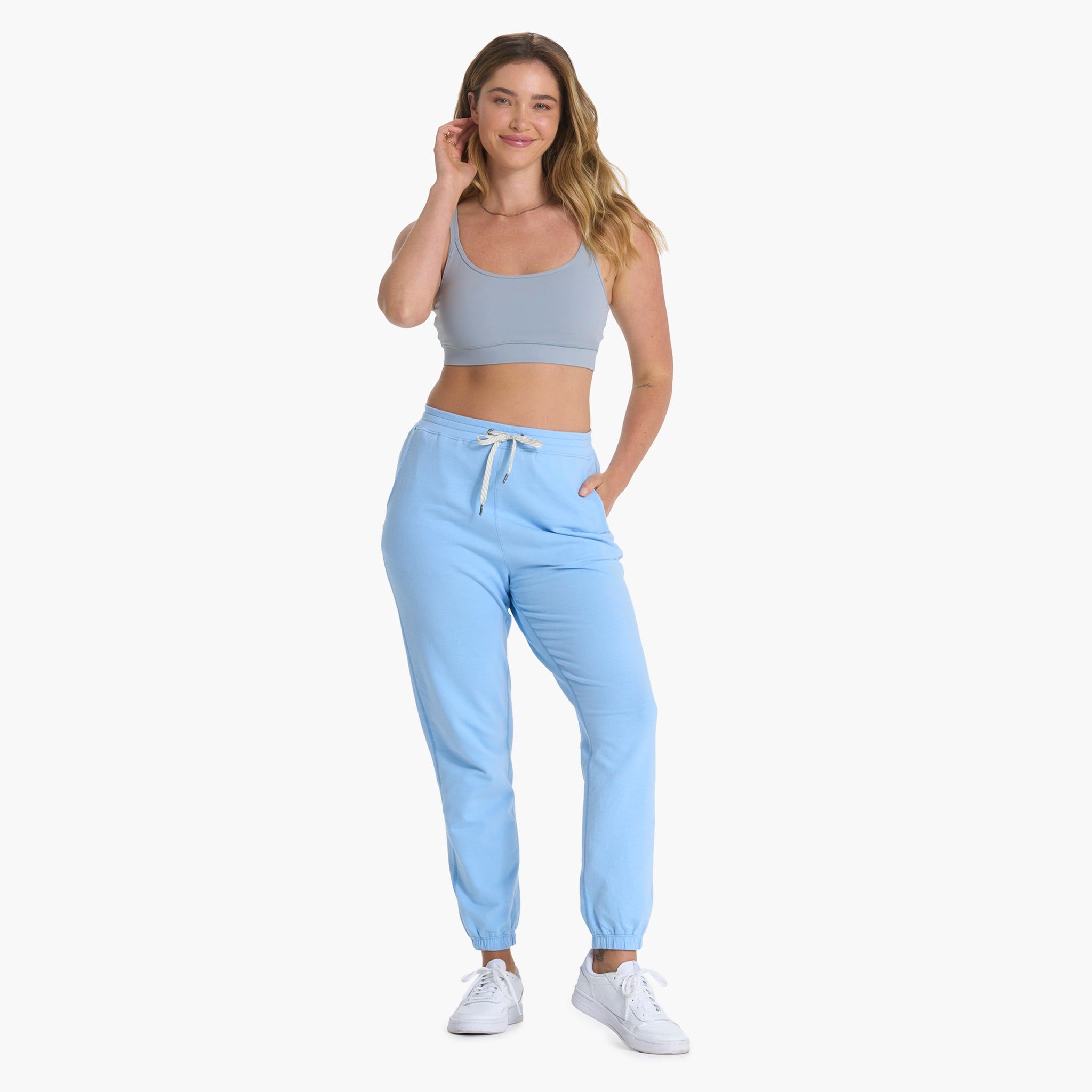 Mindset Bra | Light Cloud sold by Vuori product image thumbnail 4
