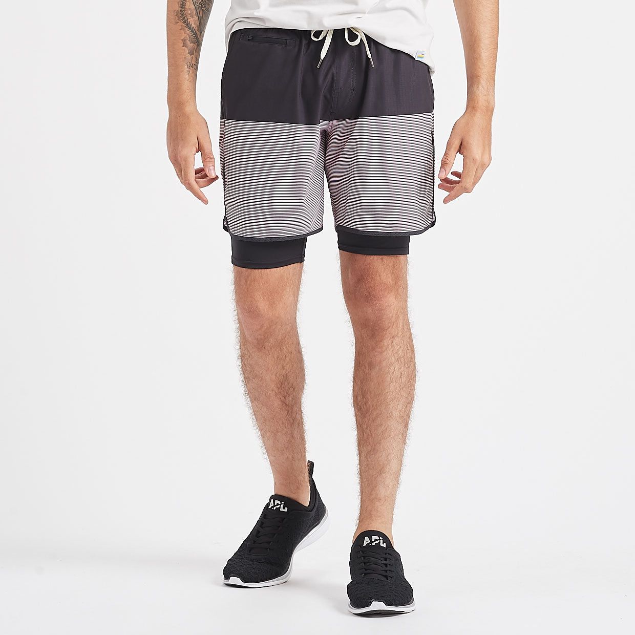 Stockton Short | Black Fig Stripe sold by Vuori product image thumbnail 2