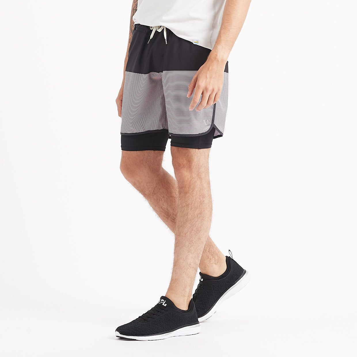 Stockton Short | Black Fig Stripe sold by Vuori product image thumbnail 3