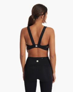 Stride Bra | Black sold by Vuori