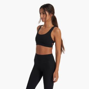 Stride Bra | Black sold by Vuori