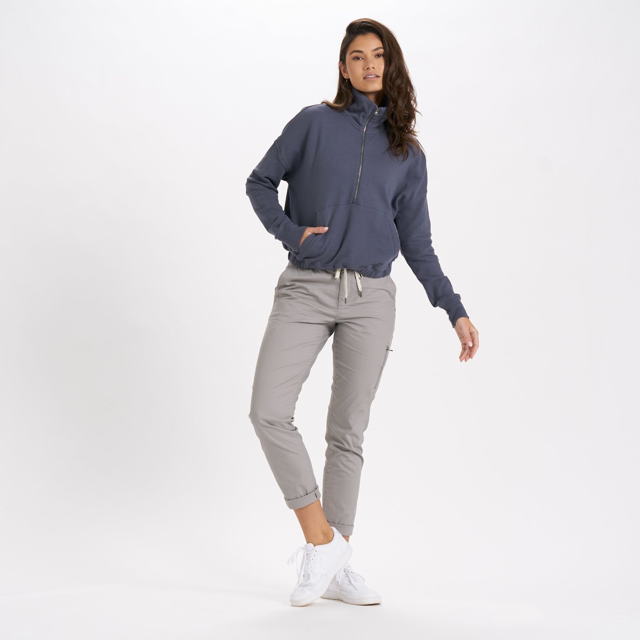 Sunnyside Half Zip | Azure sold by Vuori product image thumbnail 5