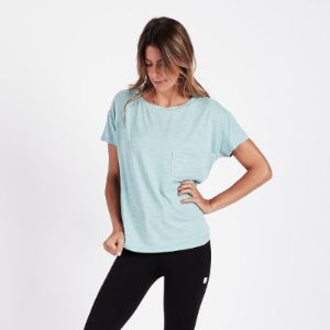 Lux Performance Tee | Glacier Heather sold by Vuori
