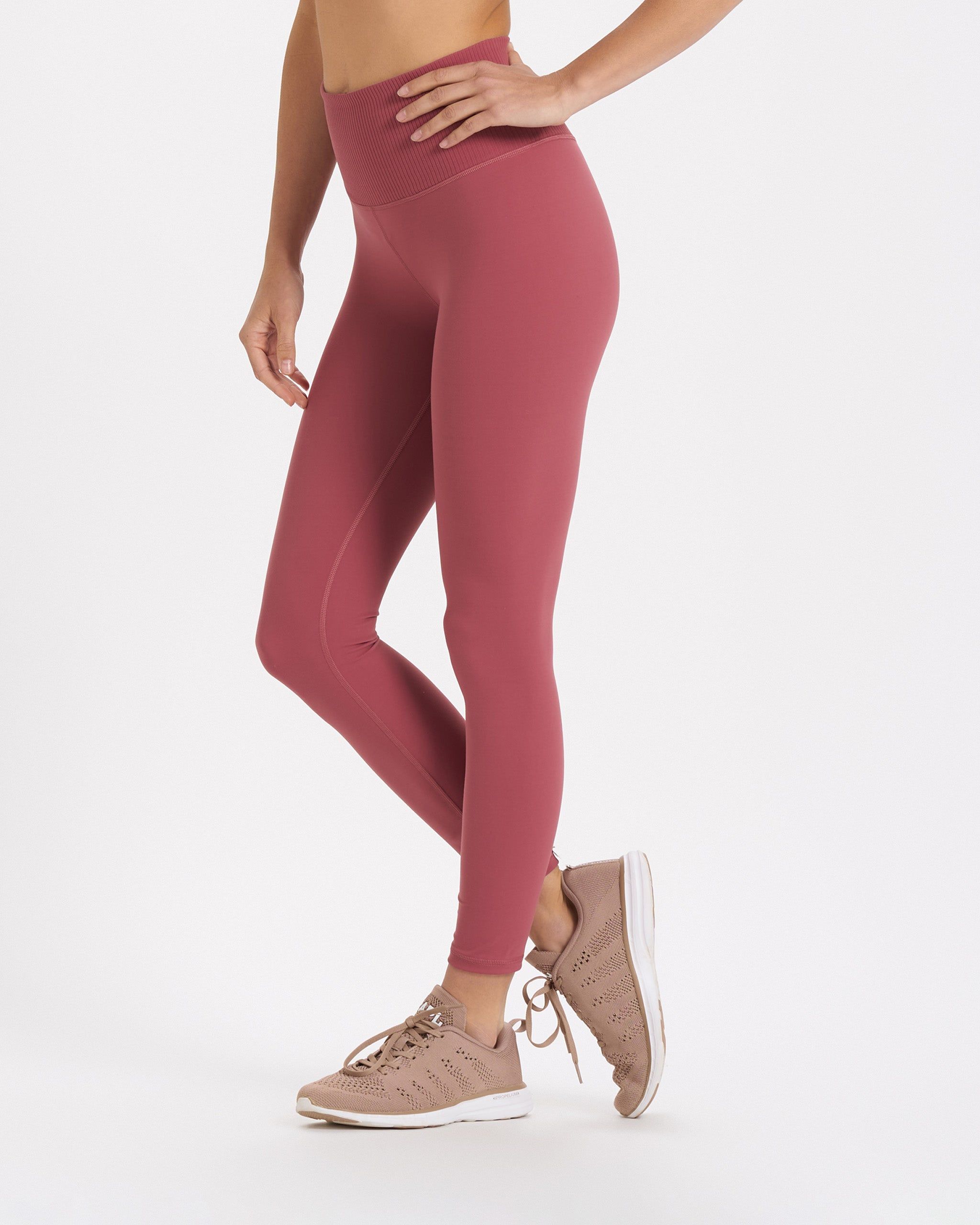Rib Studio Legging | Desert Rose sold by Vuori