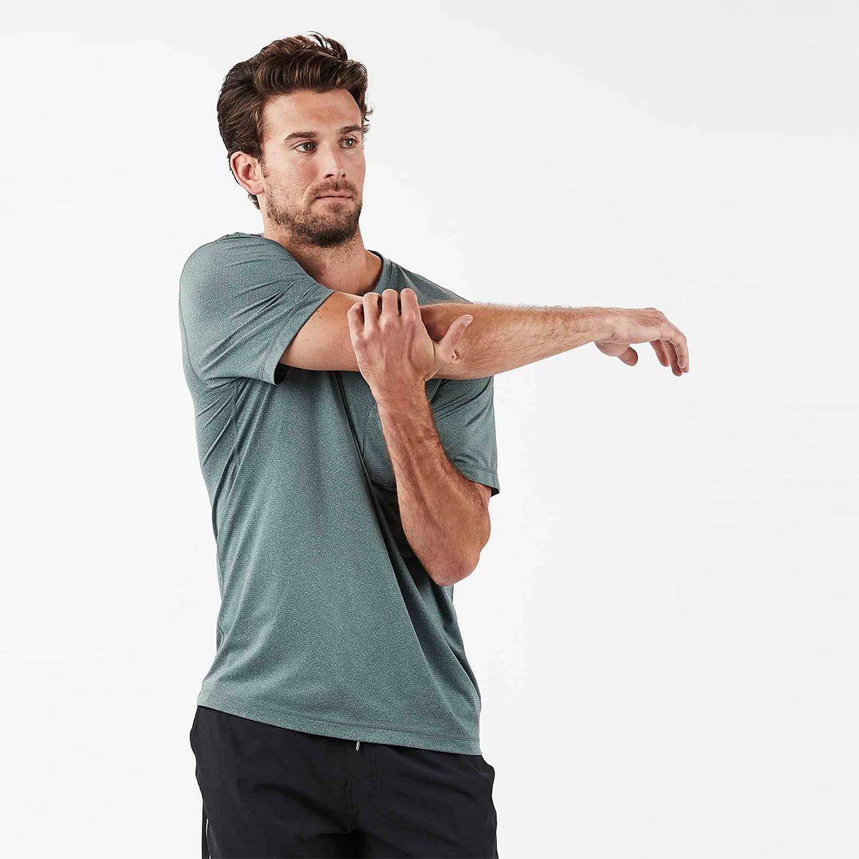 Tradewind Performance Tee | Canyon Heather sold by Vuori product image thumbnail 2