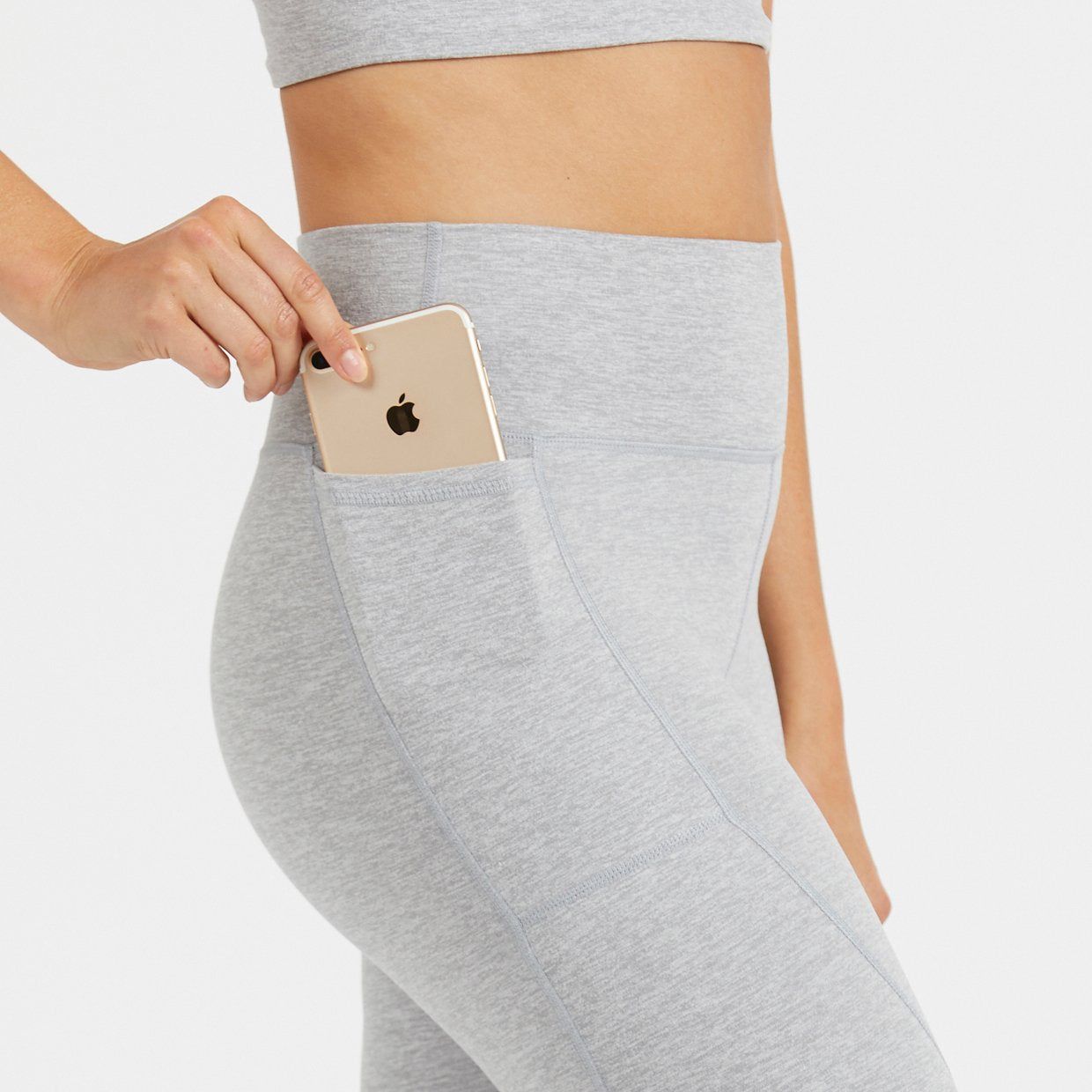 Elevation Performance Legging | Light Heather Grey sold by Vuori product image thumbnail 4
