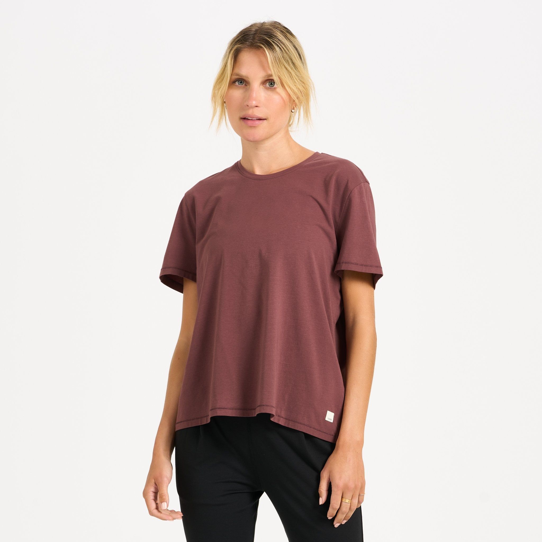 Feather Tee | Fig sold by Vuori