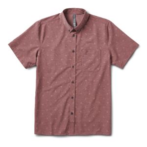 Short-Sleeve Bridge Button Down | Terracotta Bird sold by Vuori