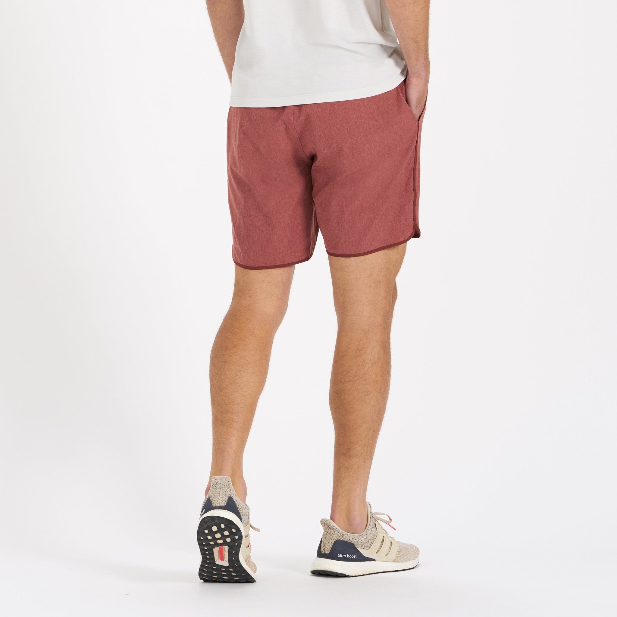 Banks Short | Red Clay Linen Texture sold by Vuori product image thumbnail 4