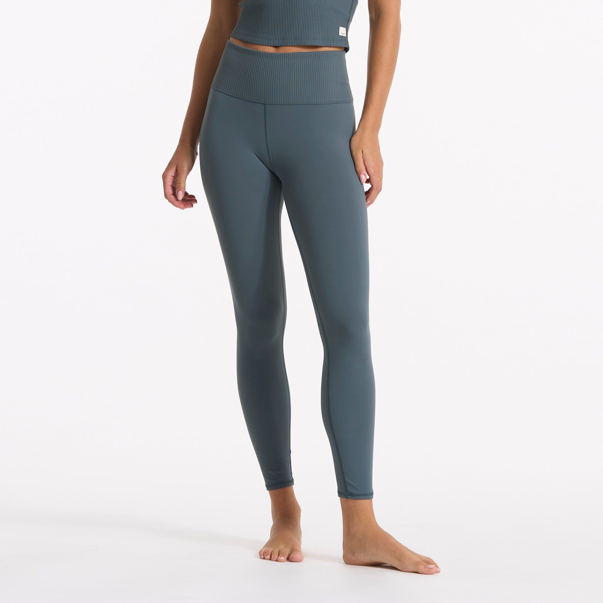 Rib Studio Legging | Stone sold by Vuori