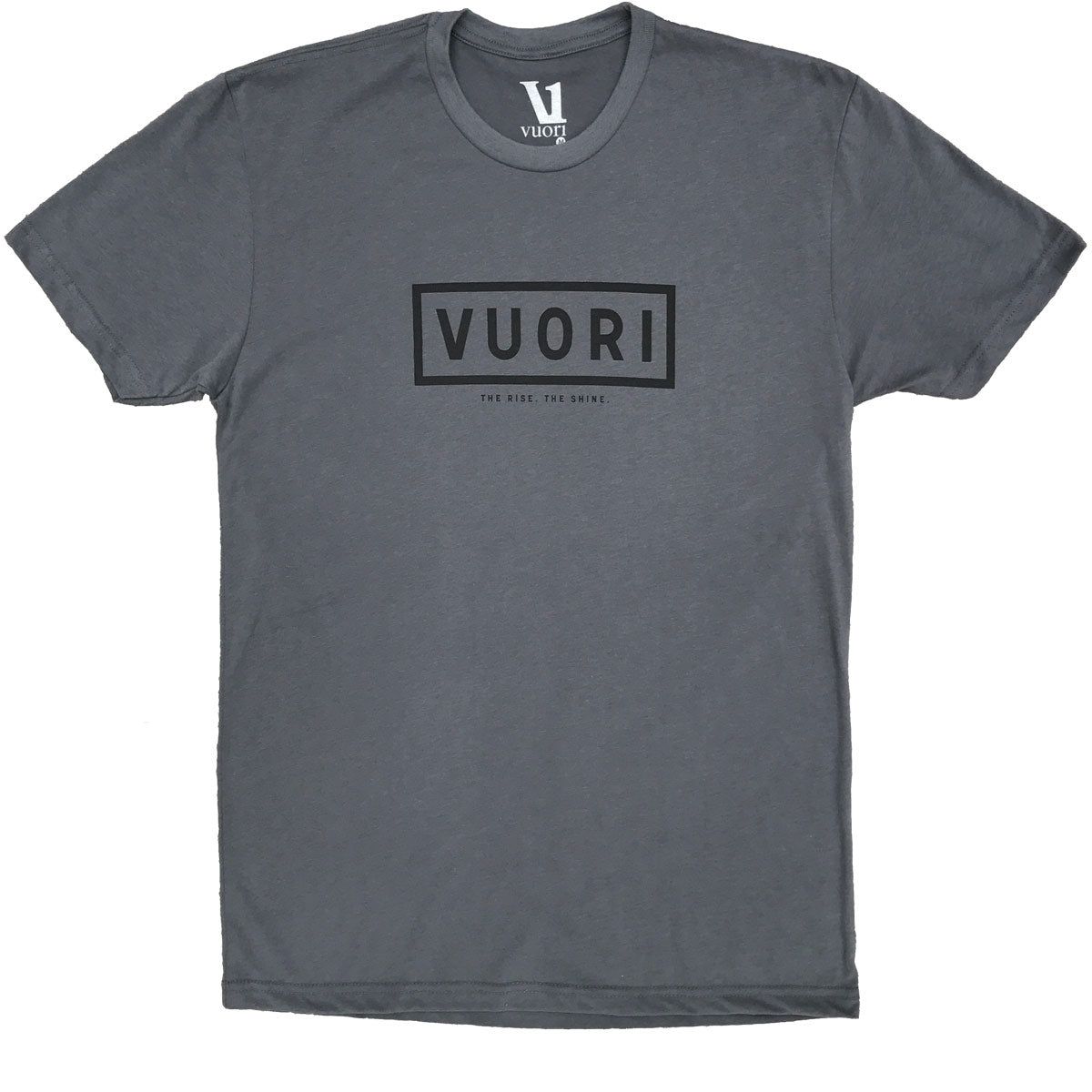 Boxed Vuori Tee | Charcoal sold by Vuori