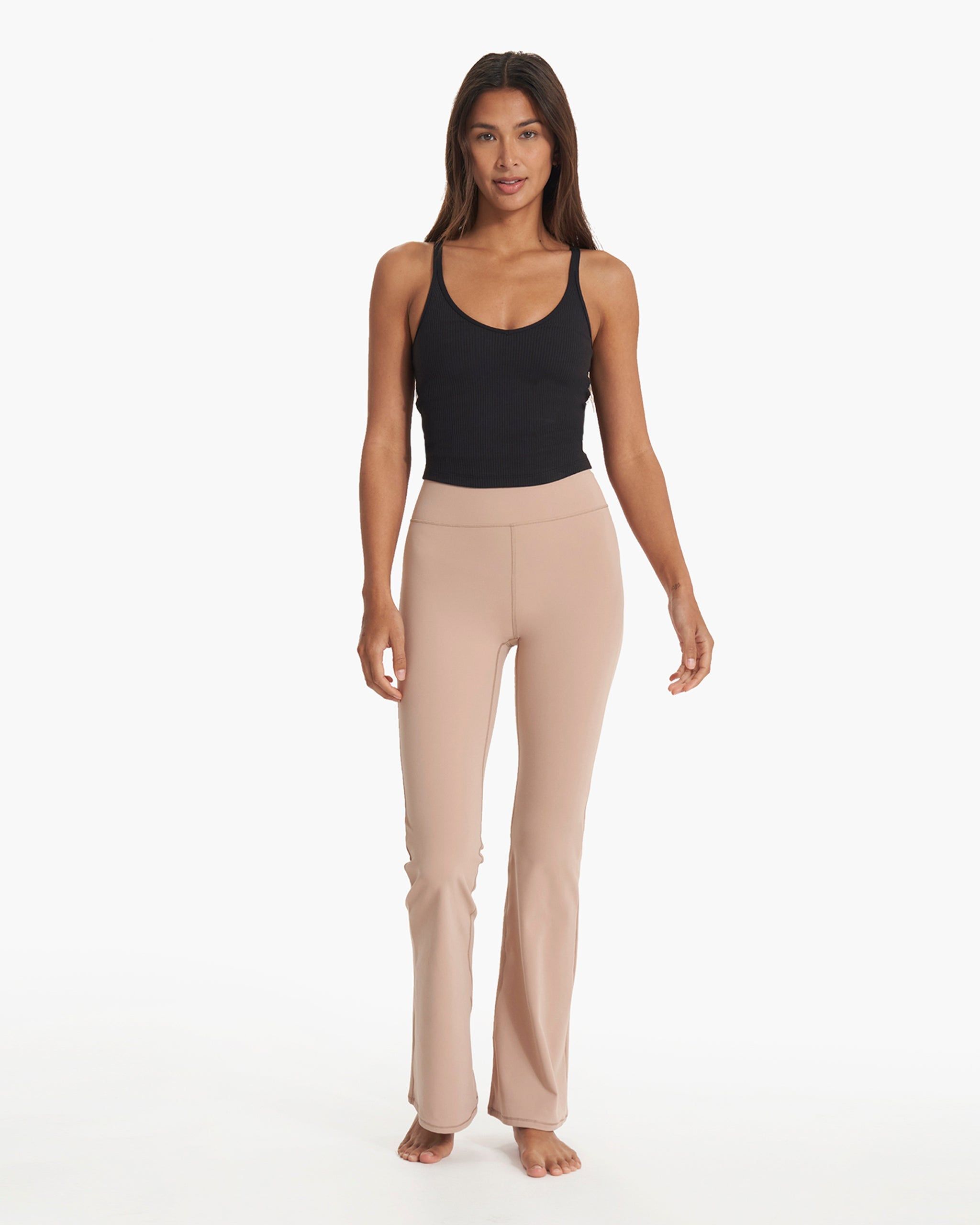 Rib Crop Tank | Black sold by Vuori product image thumbnail 4