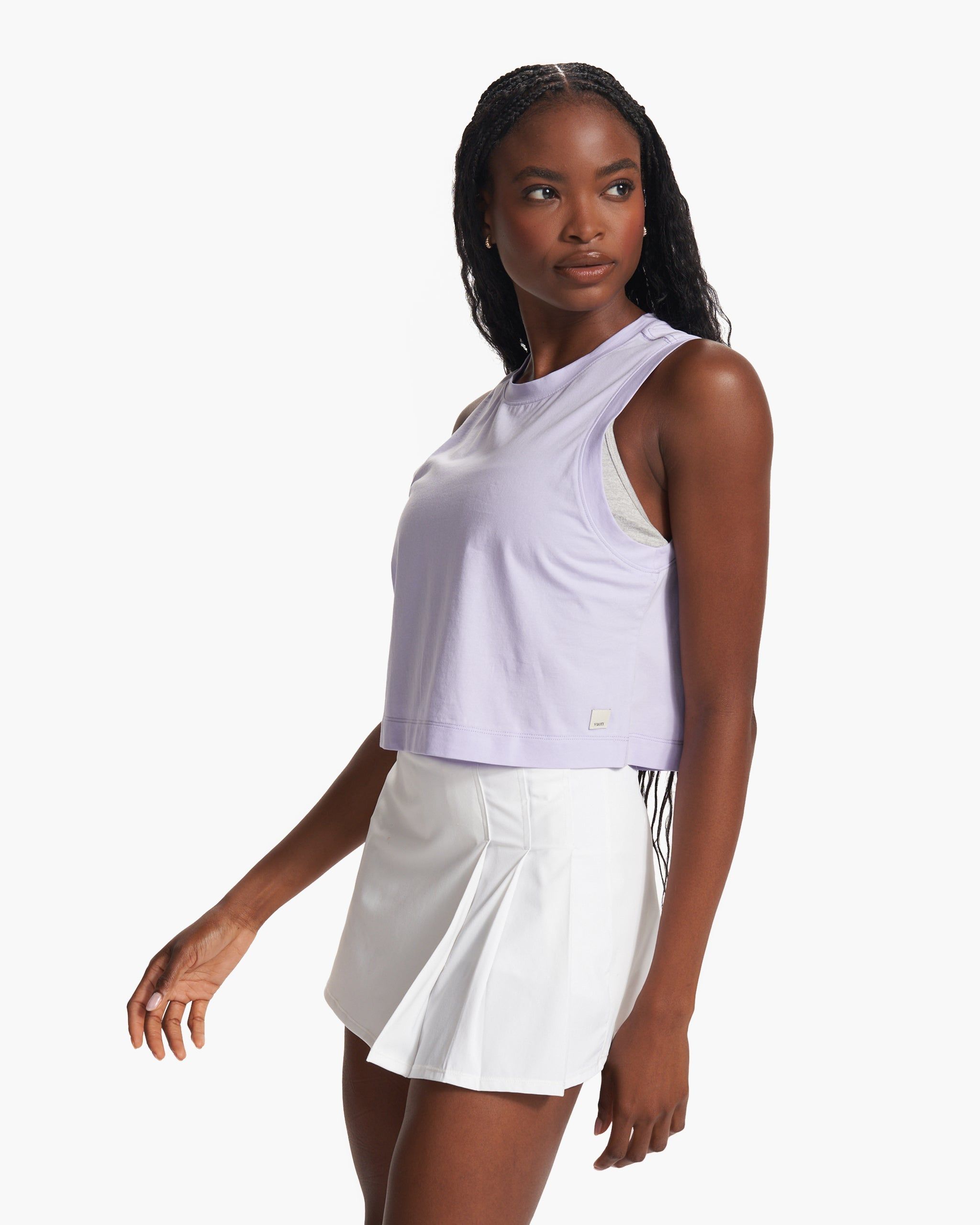 Feather Crop Tank | Zinnia sold by Vuori product image thumbnail 2