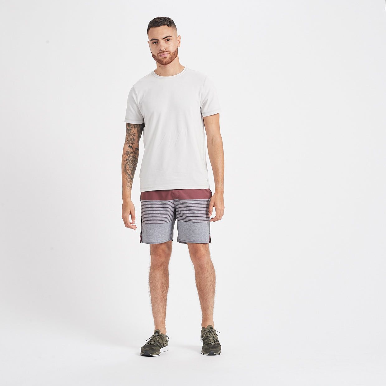 Trail Short | Fig Stripe sold by Vuori product image thumbnail 3
