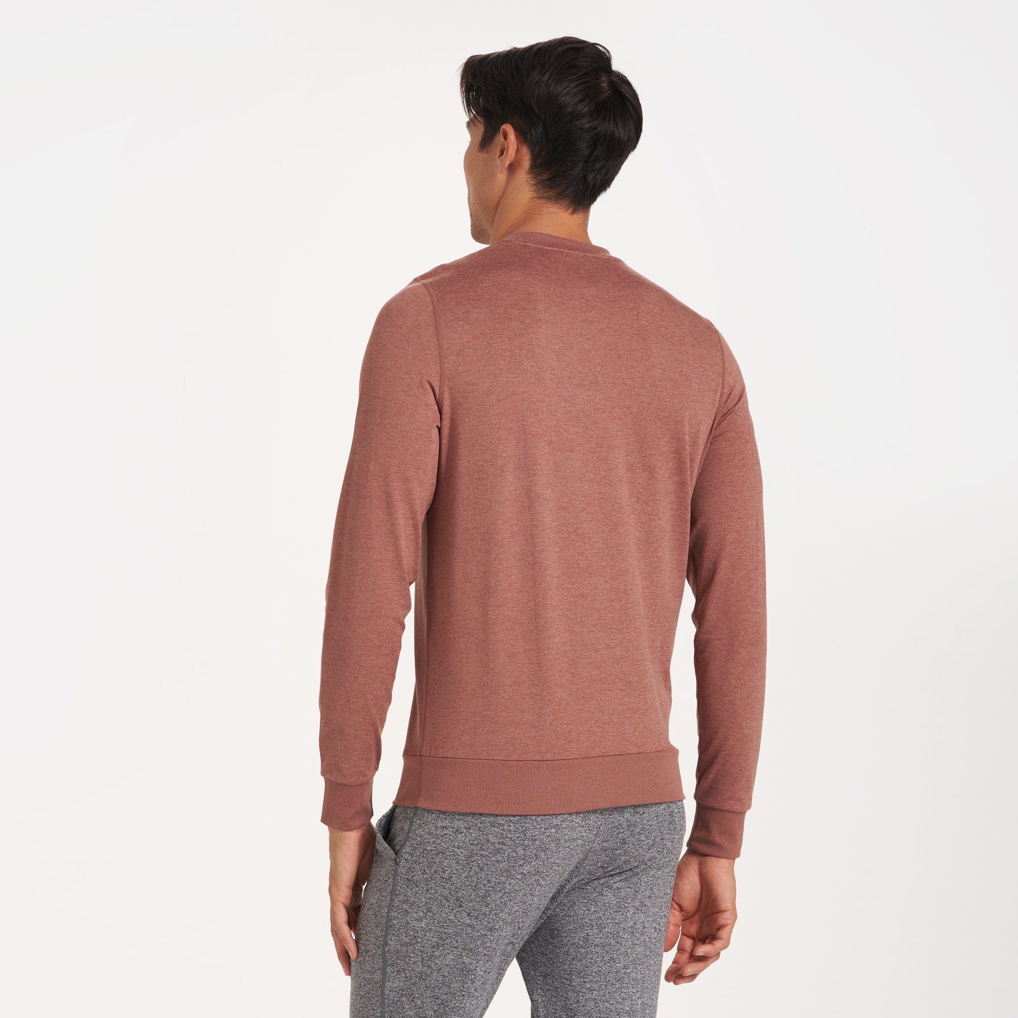 Ponto Performance Crew | Terracotta Heather sold by Vuori product image thumbnail 4