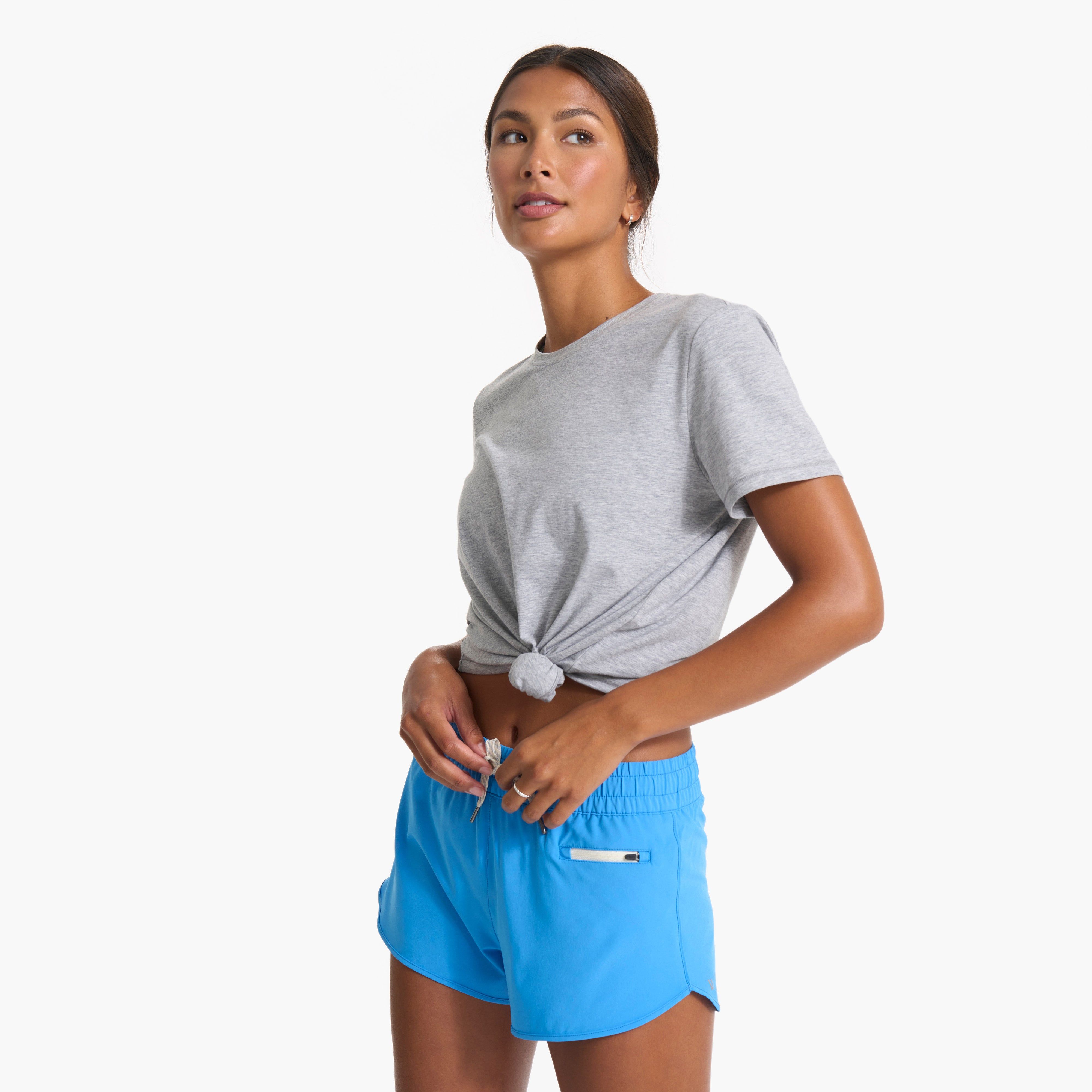 Feather Tee | Heather Grey sold by Vuori product image thumbnail 3